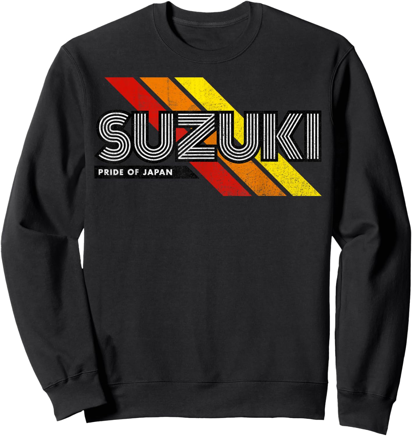 Suzuki Japanese Surname Retro Vintage , black Sweatshirt - Sweatshirt | Black