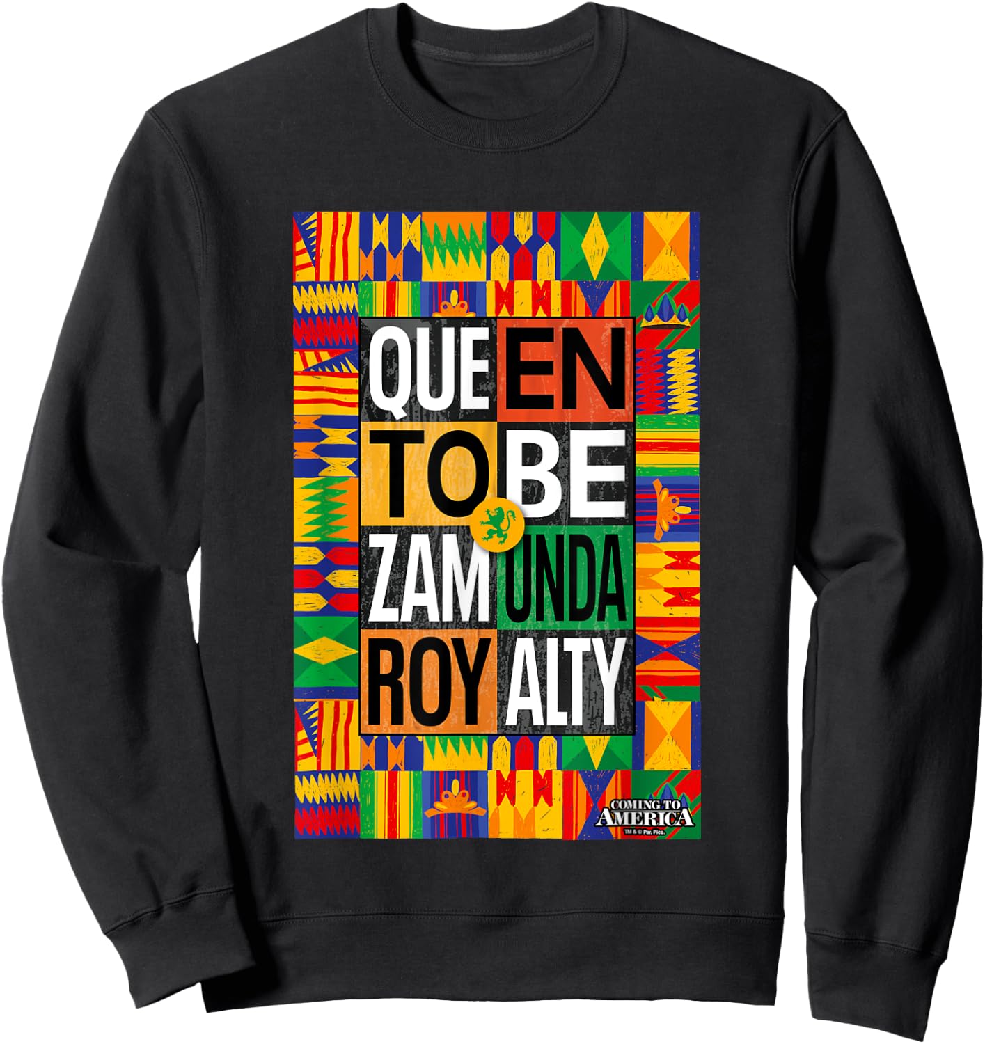 Coming To America Queen To Be Zamunda Royalty Sweatshirt - Sweatshirt | Black