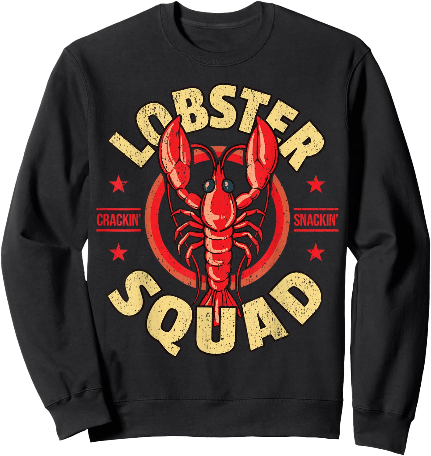Lobster Lover Lobster Squad Lobster Festival Lobster Sweatshirt - Sweatshirt | Black