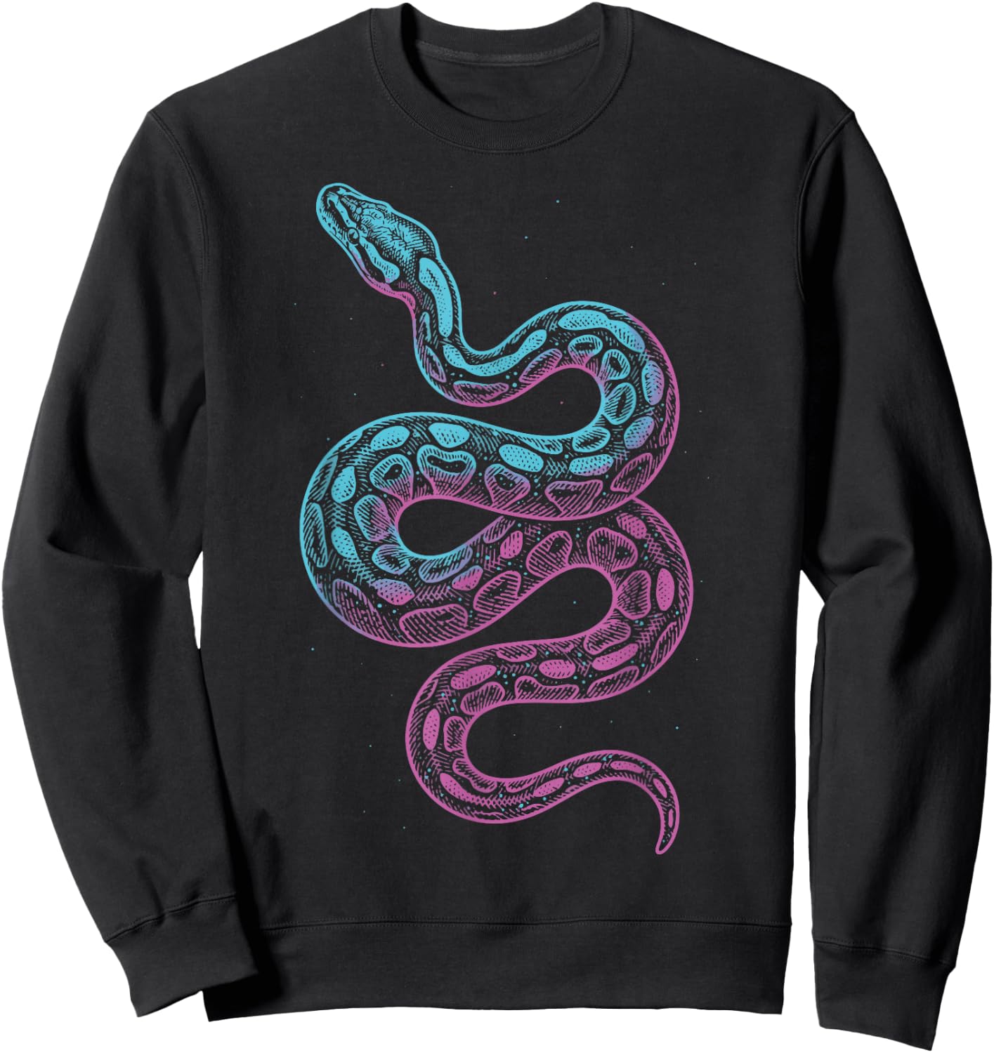 Ball Python Colorful Sweatshirt - Sweatshirt | Black