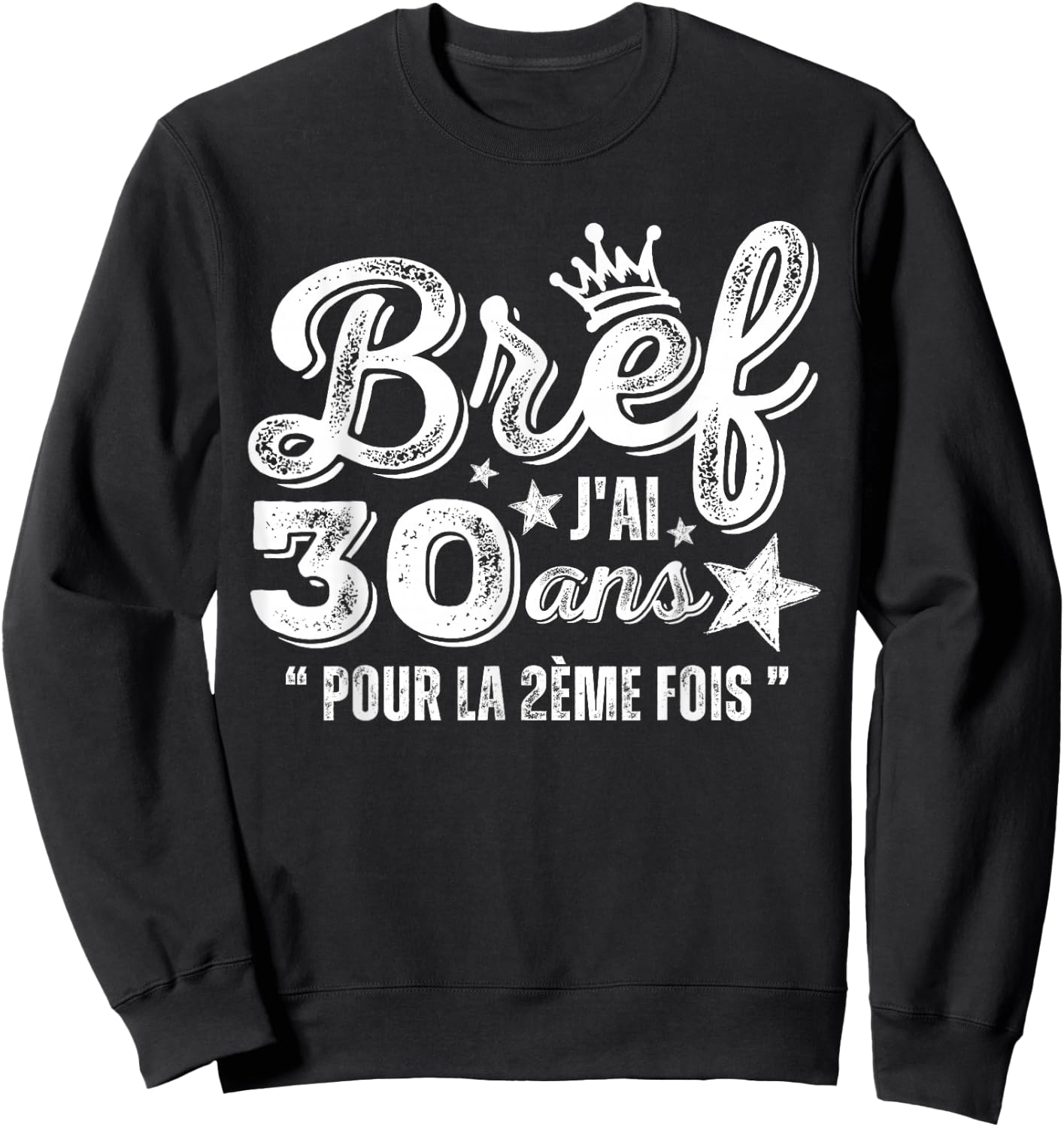 Funny Gift 60 Years Anniv 60 Birthday Humor 1965 , Black, S Sweatshirt - Sweatshirt | Black