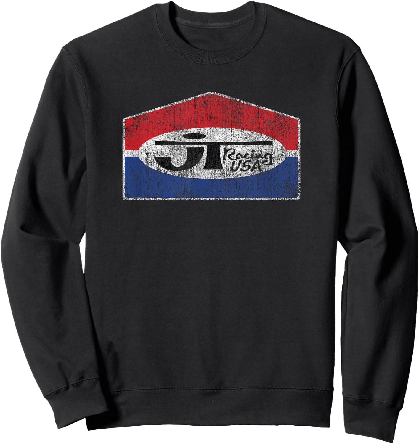 JT Racing Classic Logo Fading Black -Adults S Motocross Sweatshirt - Sweatshirt | Black