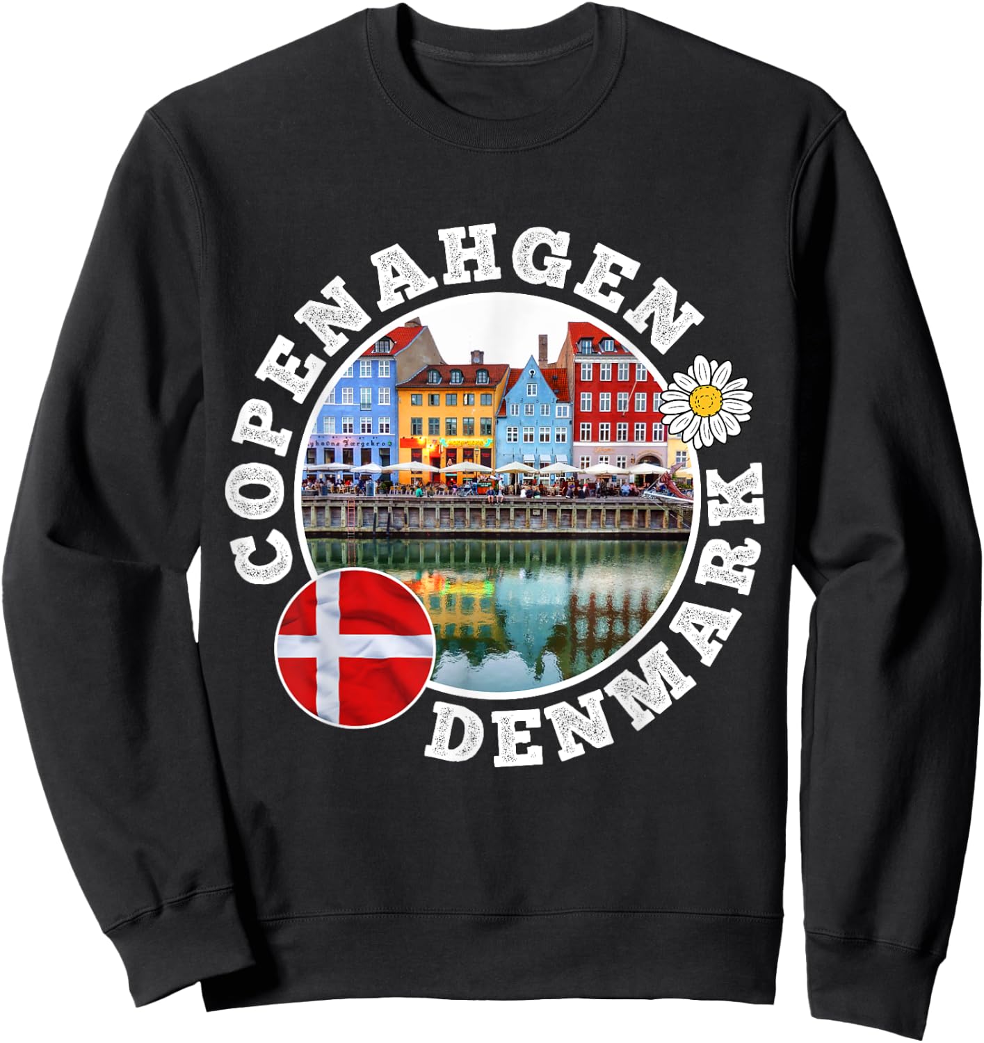 Copenhagen Denmark / Copenhagen Sweatshirt - Sweatshirt | Black