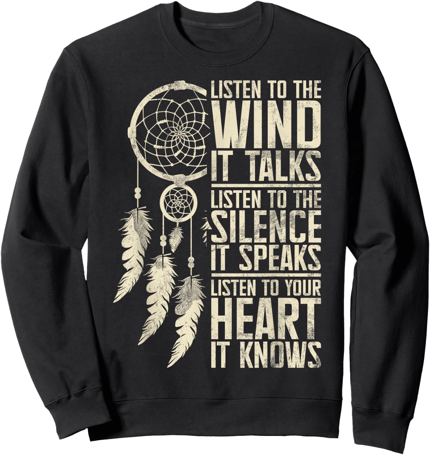 Indian Cherokee Indian Pride Tribal Headdress Art , black Sweatshirt - Sweatshirt | Black