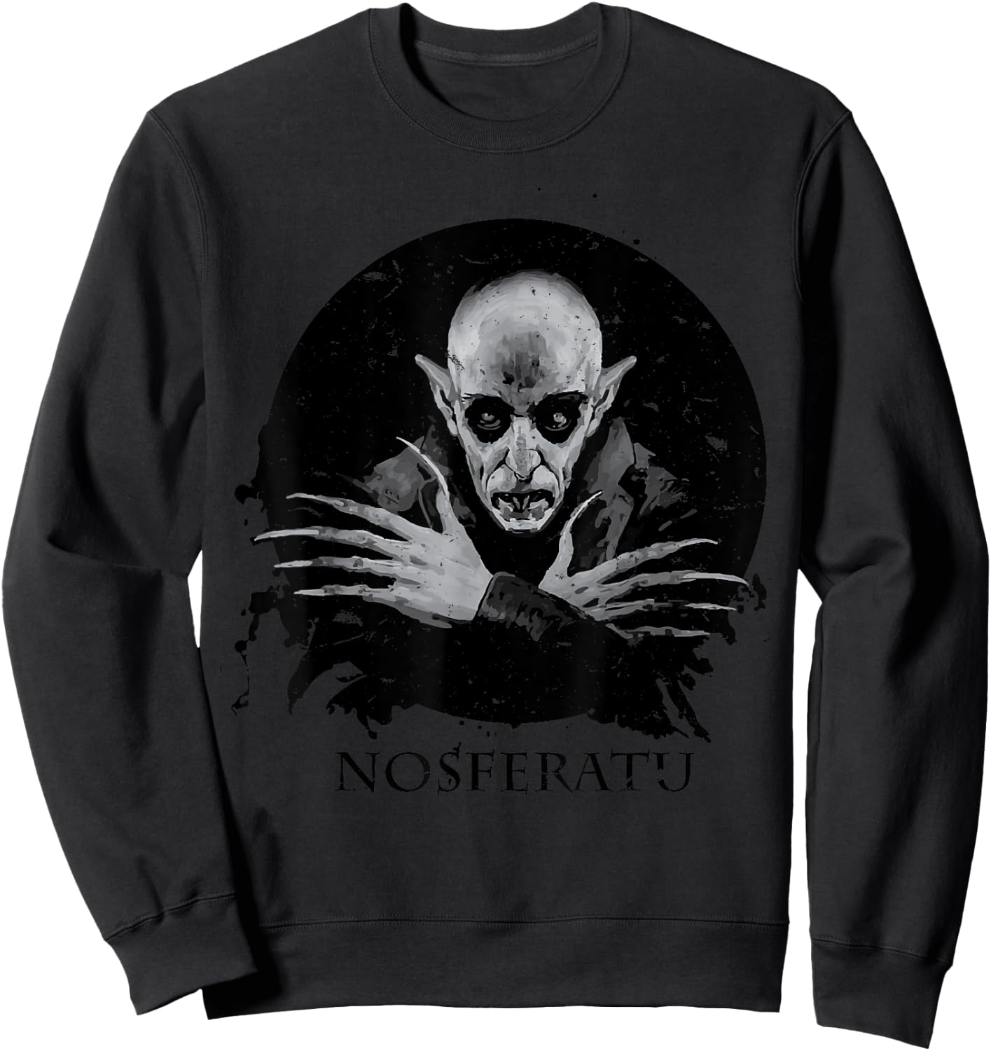 Vampire Halloween Sweatshirt - Sweatshirt | Black