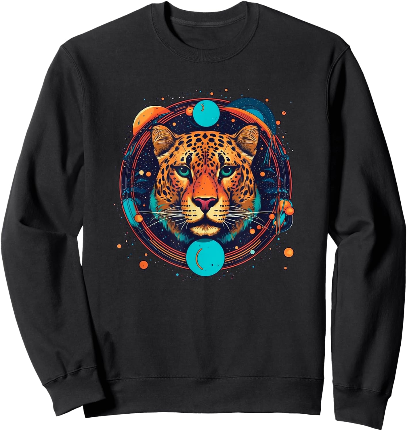 Leopard Wild Animal Leopard Men Women Kids Sweatshirt - Sweatshirt | Black