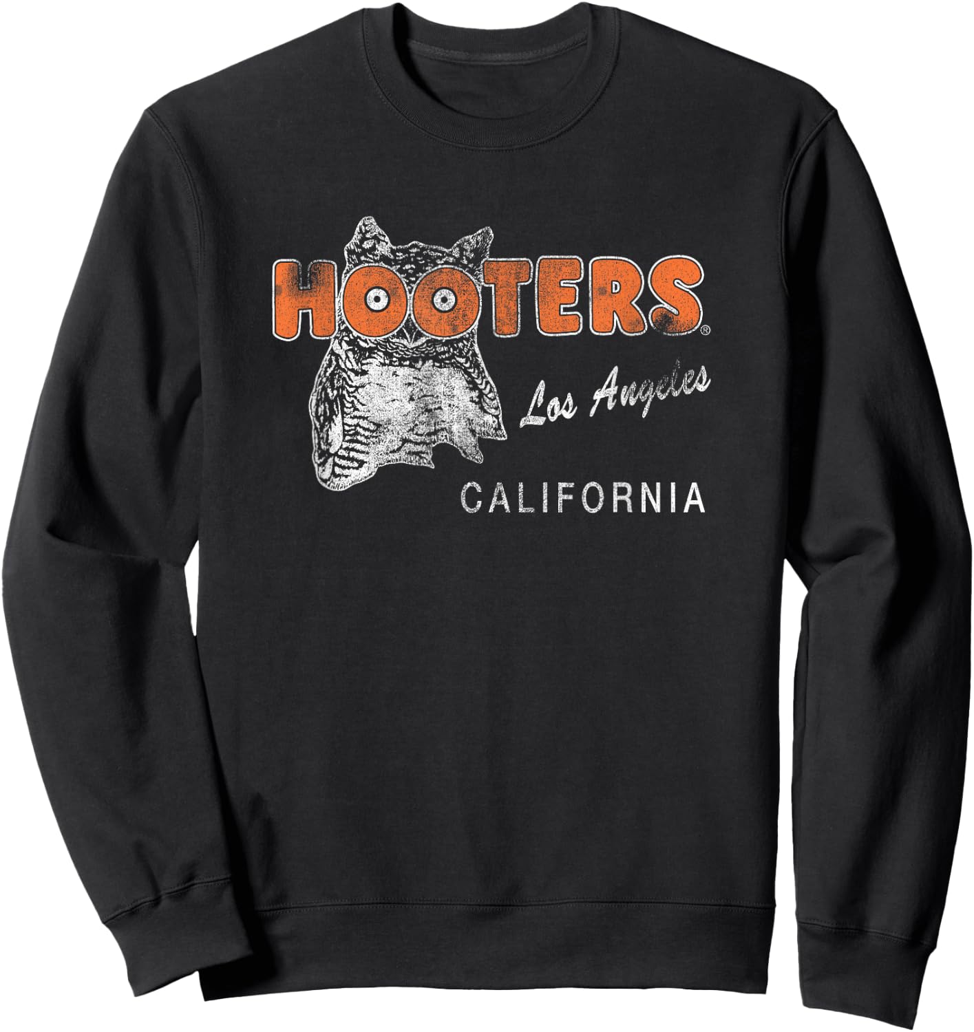 Hooters Vintage Los Angeles , black Sweatshirt - Sweatshirt | Black