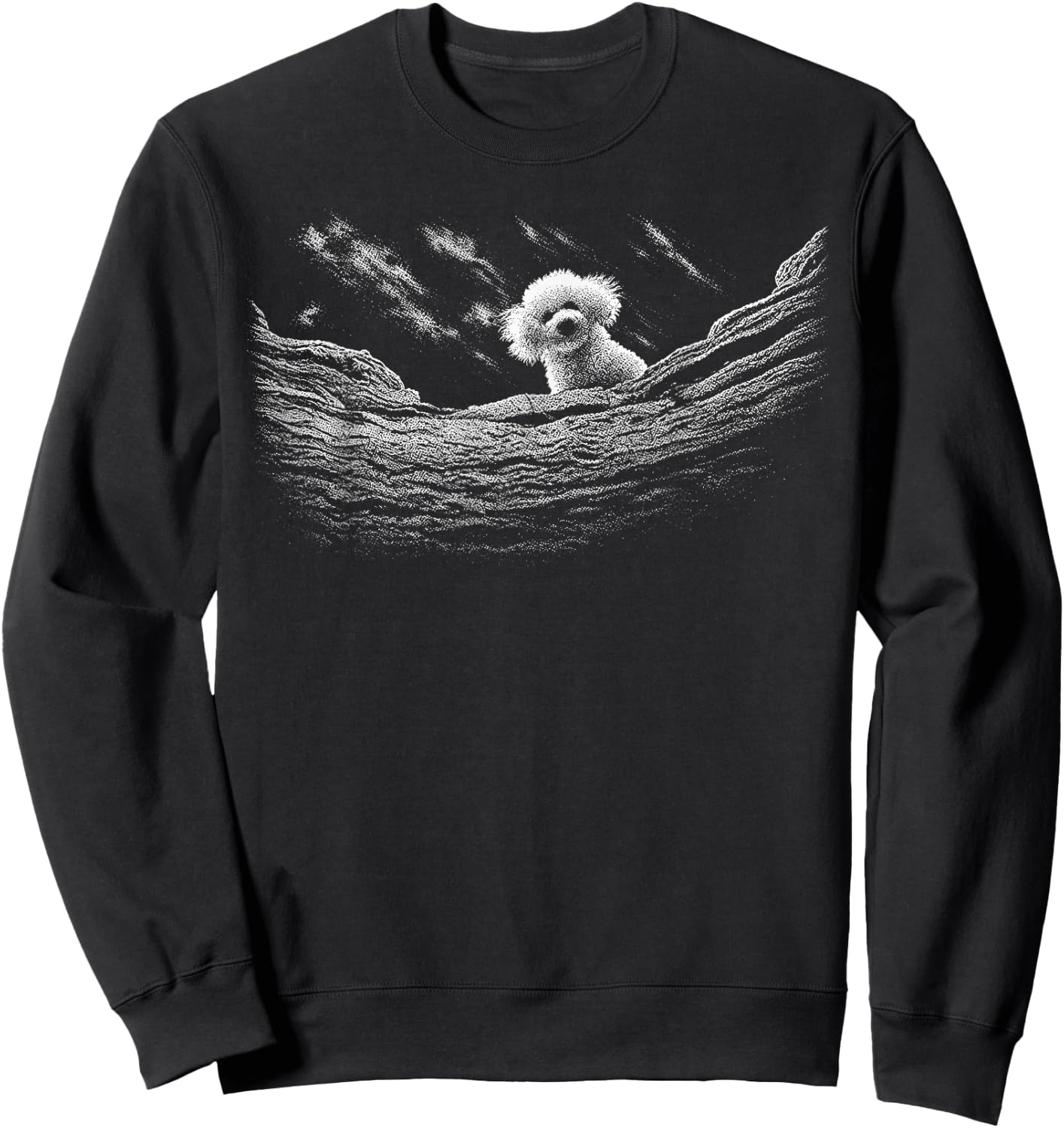 Cute Serial Dog Sweatshirt - Sweatshirt | Black