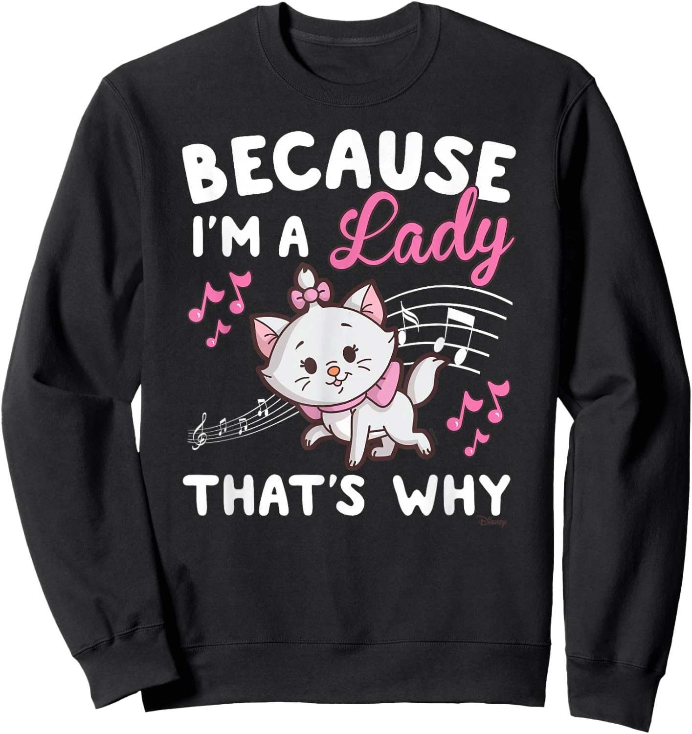 The Aristocats - Because I'm A Lady Marie Sweatshirt - Sweatshirt | Black