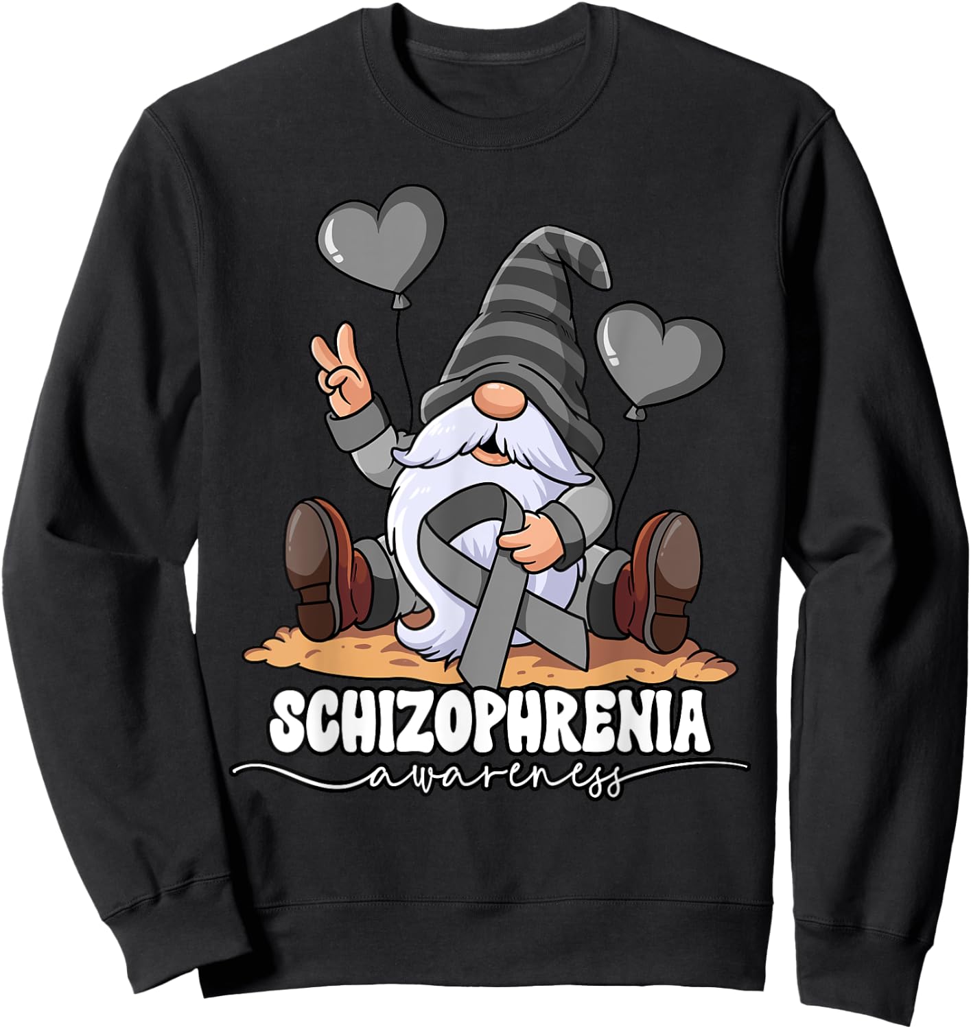 Schizophrenia Awareness Sweatshirt - Sweatshirt | Black