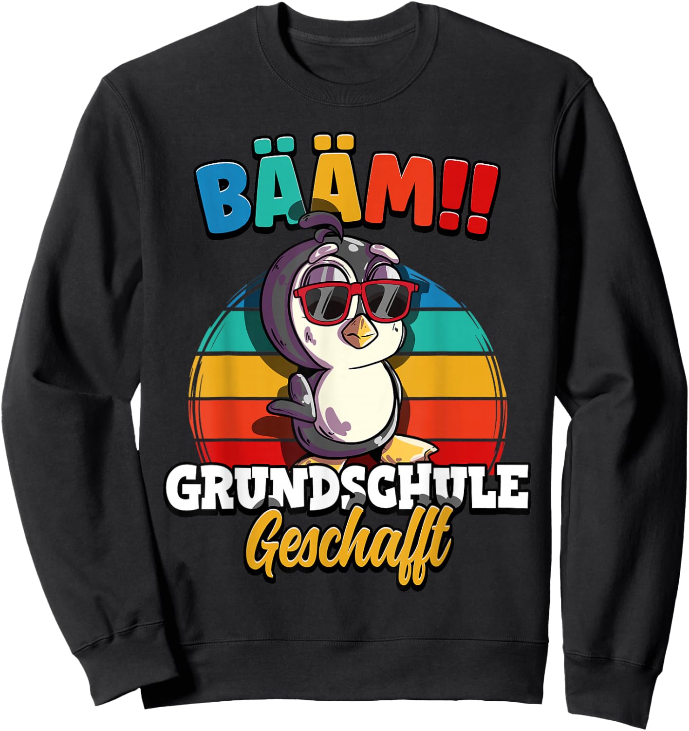 Bääm Primary School Geschafft Sweatshirt - Sweatshirt | Black