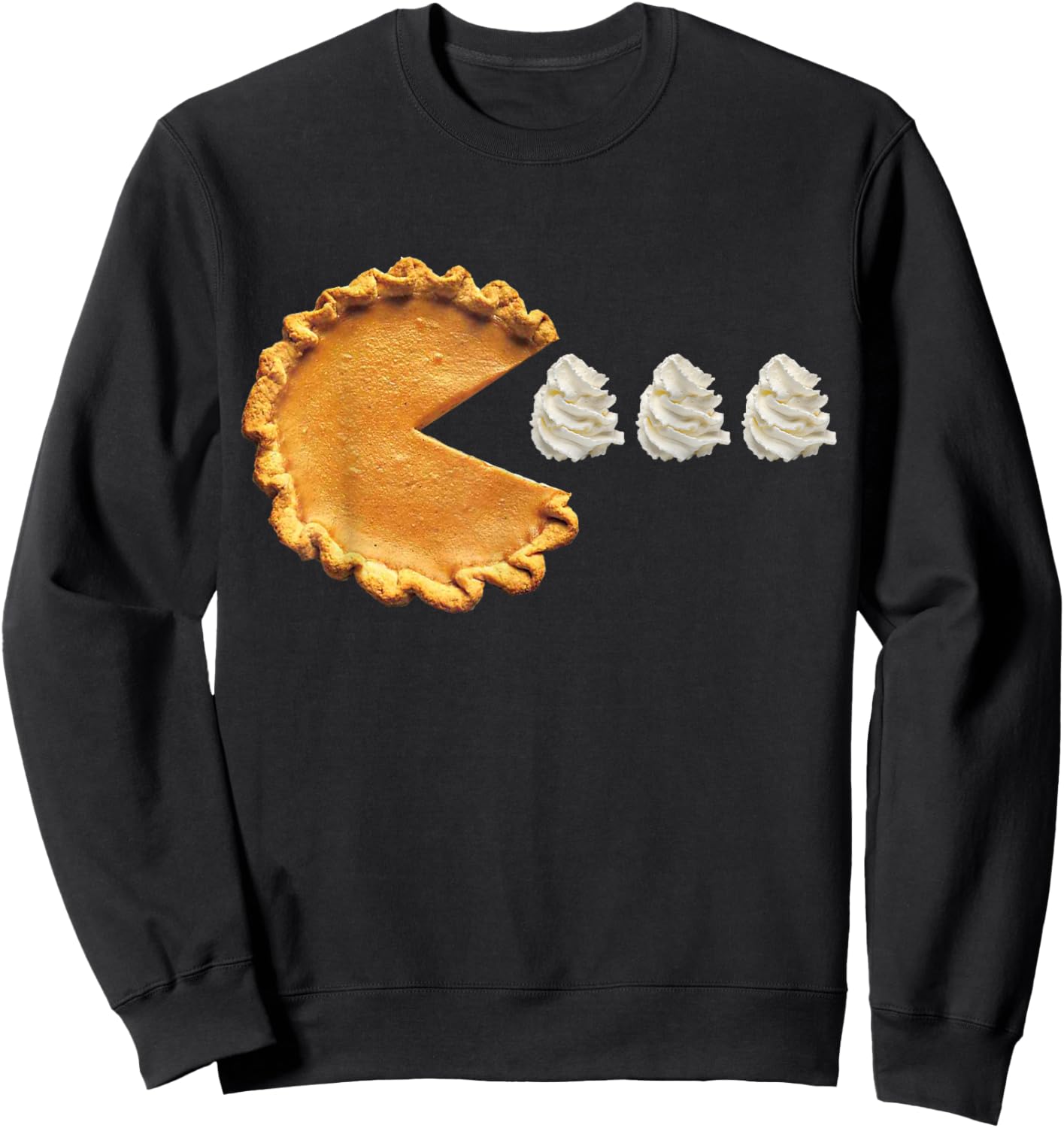 Pumpkin Pie Thanksgiving Sweatshirt - Sweatshirt | Black