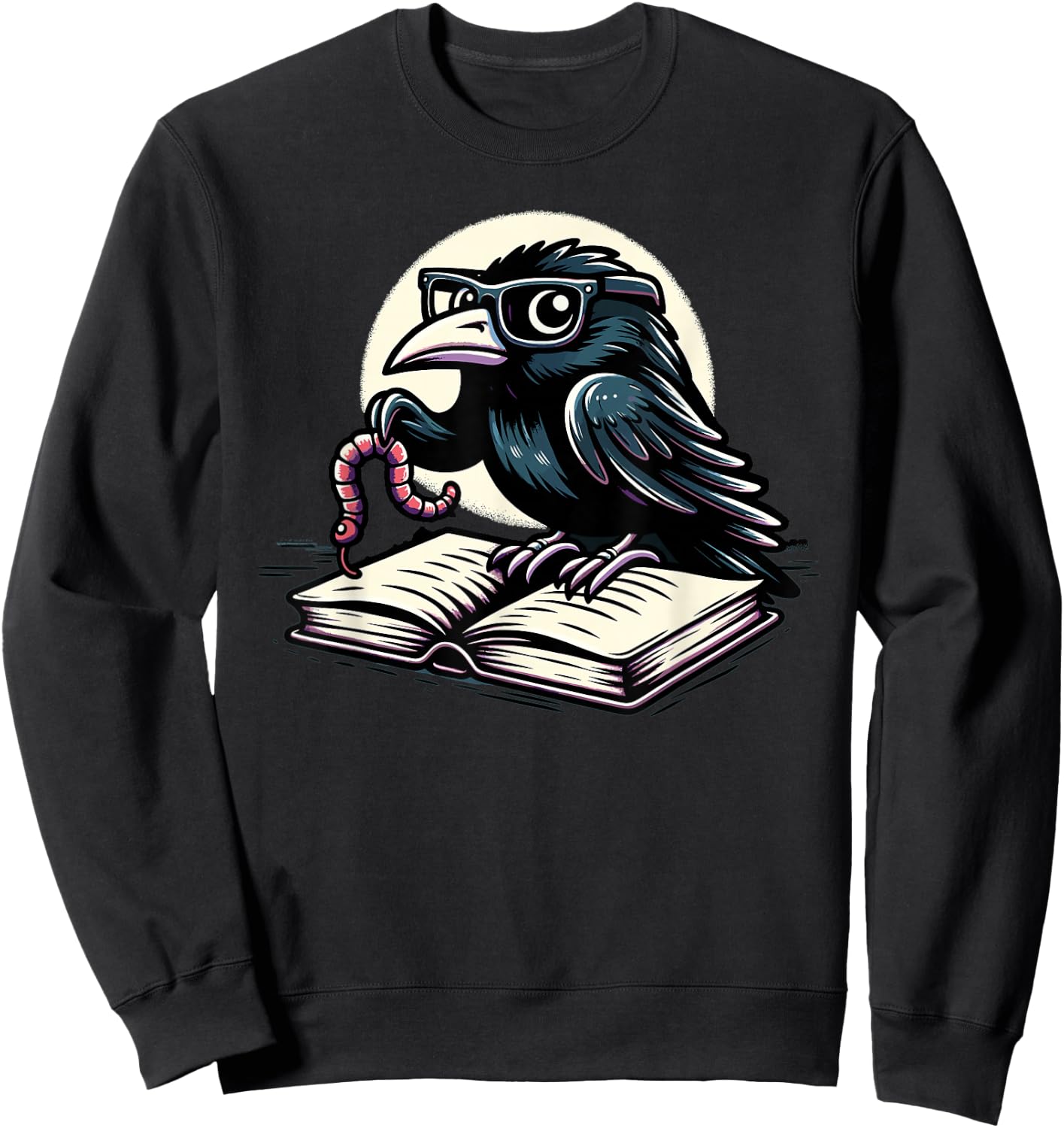 Edgar Allan Poe Raven Gothic Literature Macabre Poetry Sweatshirt - Sweatshirt | Black