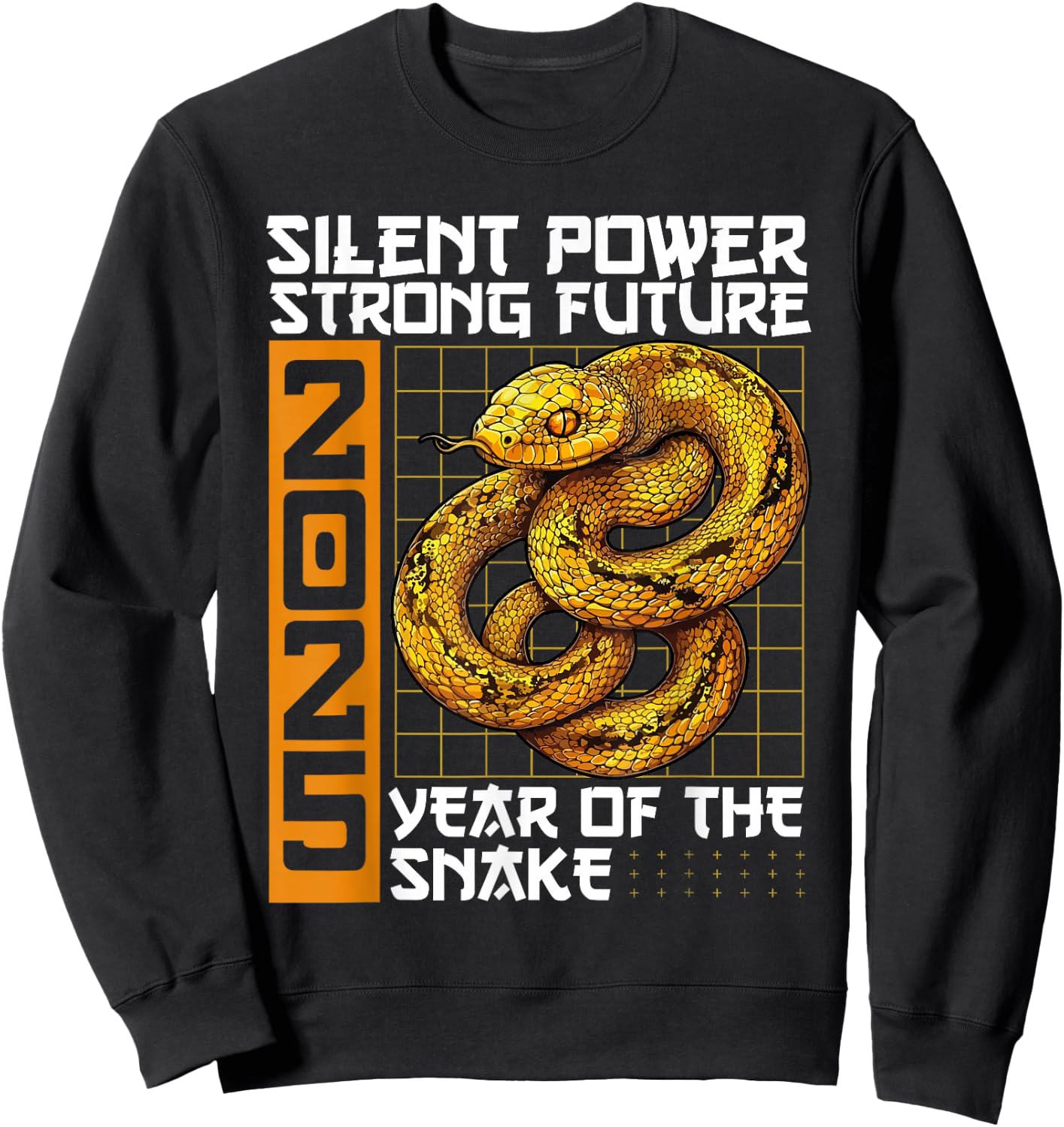 Year Of The Snake Chinese New Year 2025 Sweatshirt - Sweatshirt | Black