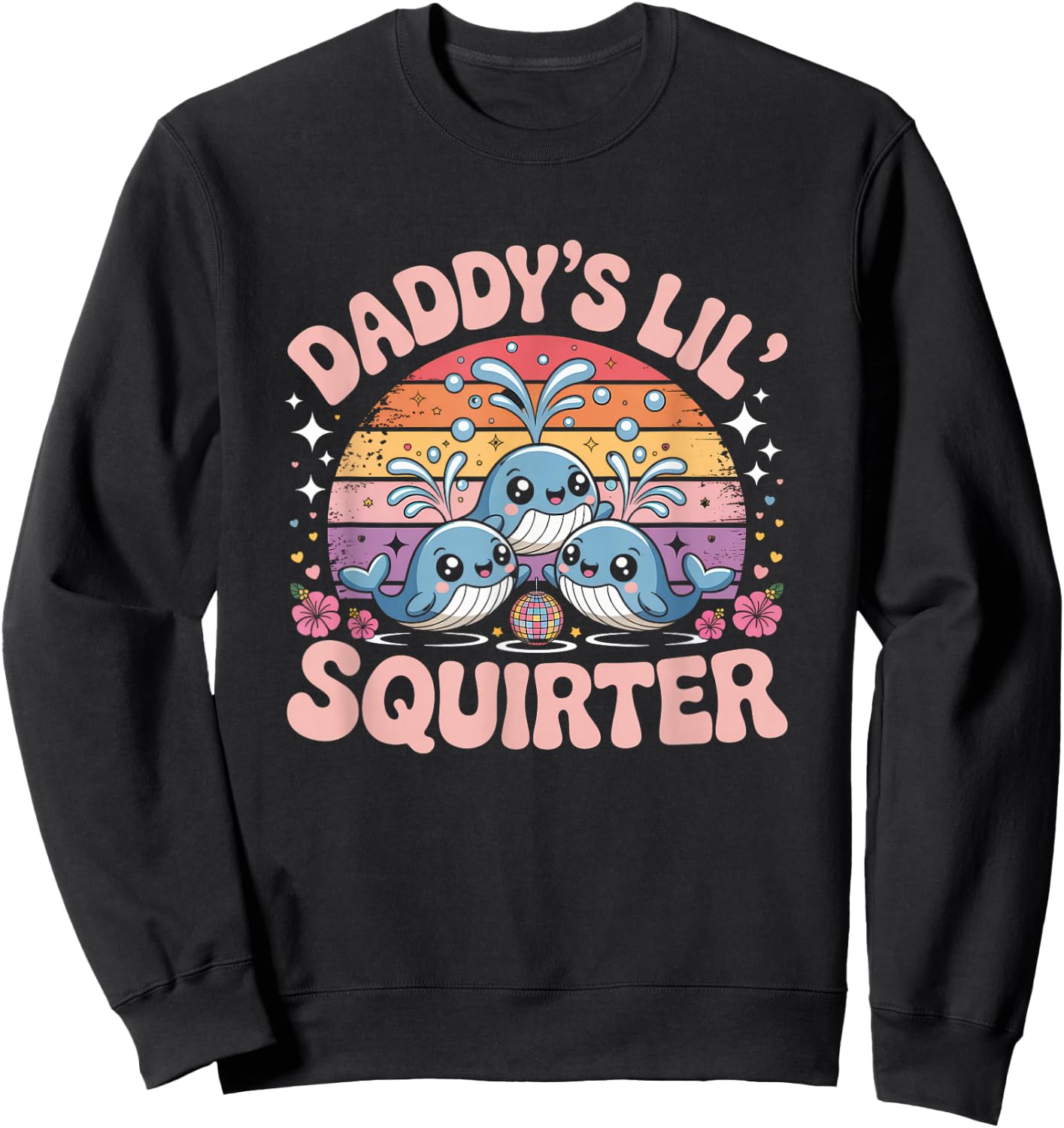 Funny Women Inappropriate Bachelor Party Girls Night Sweatshirt - Sweatshirt | Black
