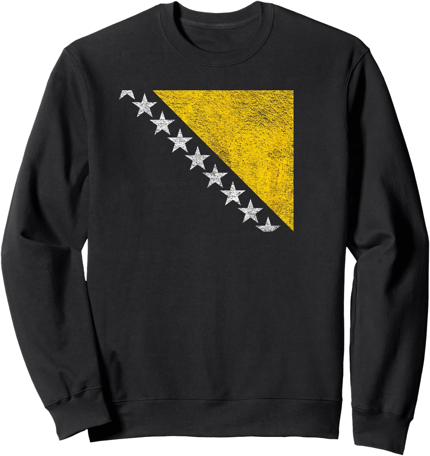 BOSNIEN UND HERZEGOWINA Flagge Sarajevo Yugoslavia Sweatshirt - Sweatshirt | Black