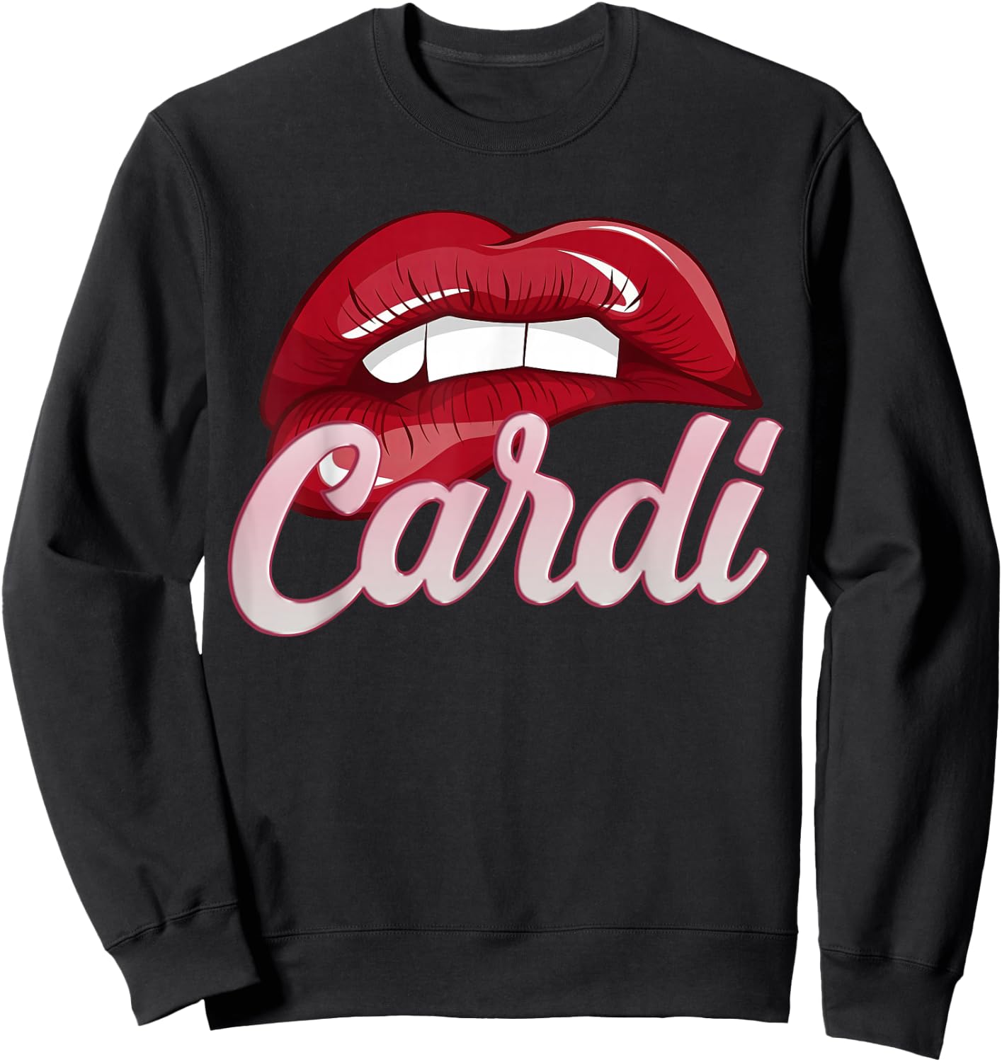 Cardi First Name Birthday Personalized Women Kids Sweatshirt - Sweatshirt | Black