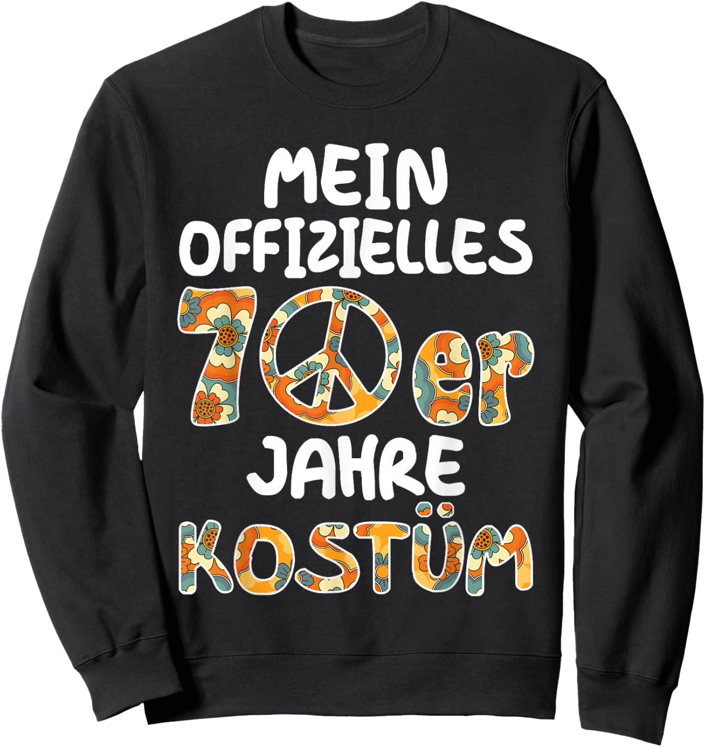 70er Jahre Bekleidung Damen Mein 70er Jahre Kostüm Herren Sweatshirt - Sweatshirt | Black