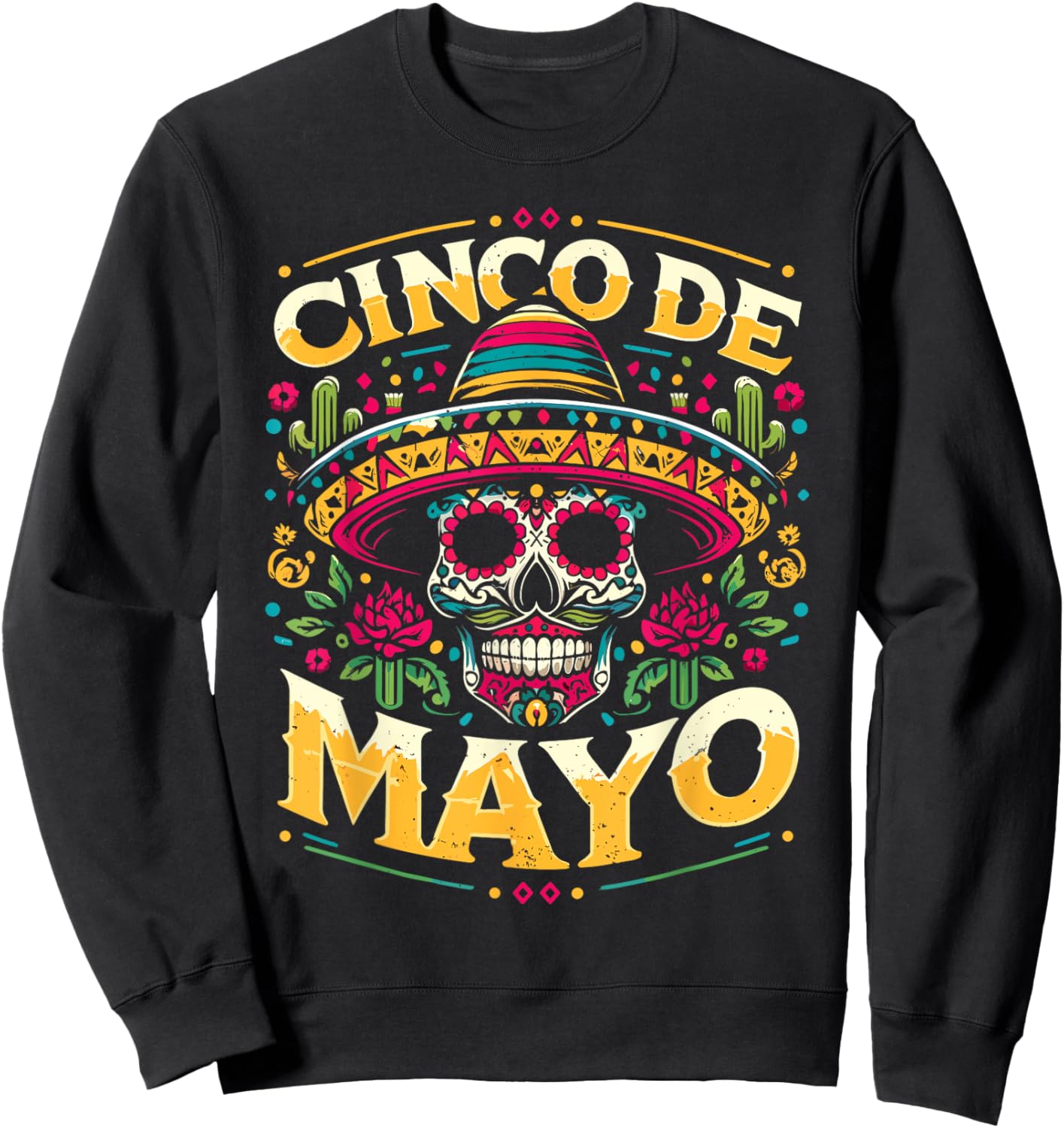 Cinco De Mayo Fiesta Fun Family Match 5 De Mayo Sweatshirt - Sweatshirt | Black
