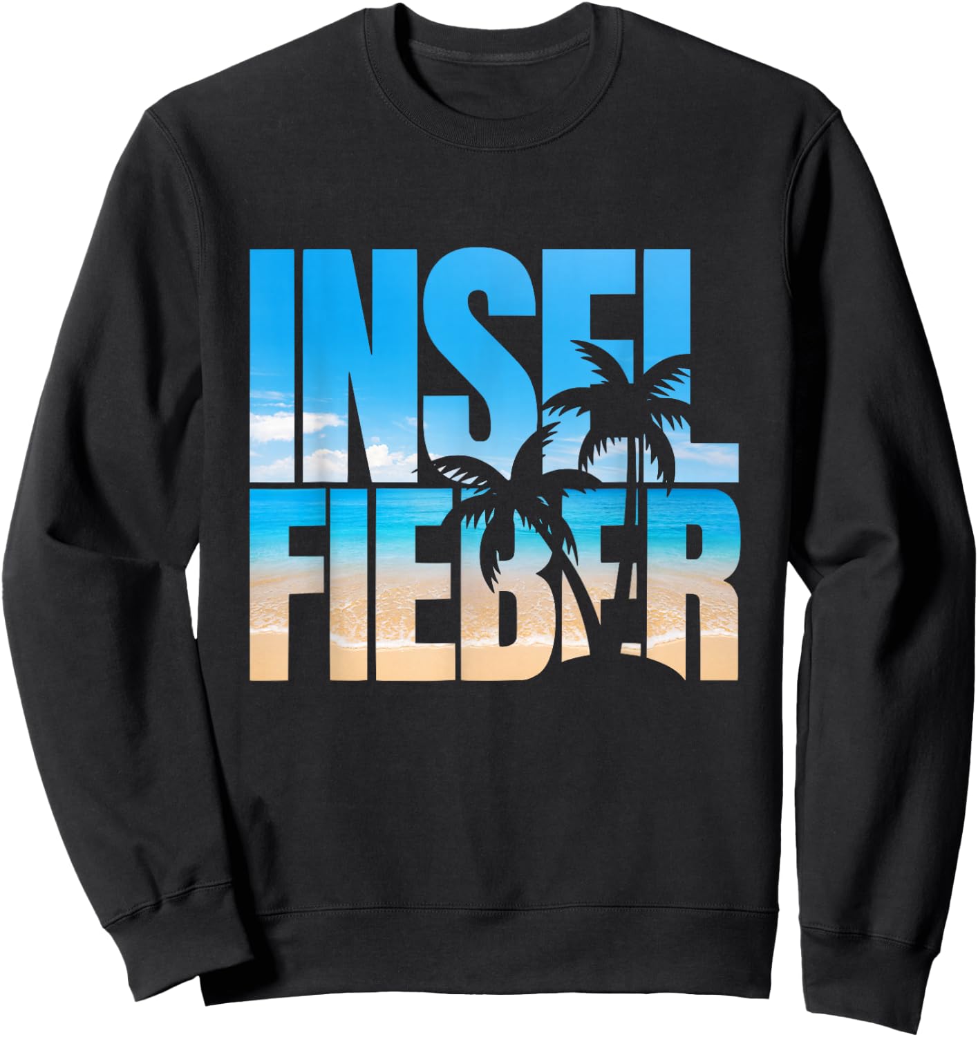 Bin schon wieder im Inselfieber Party Outfit Mallorca Sommer Sweatshirt - Sweatshirt | Black