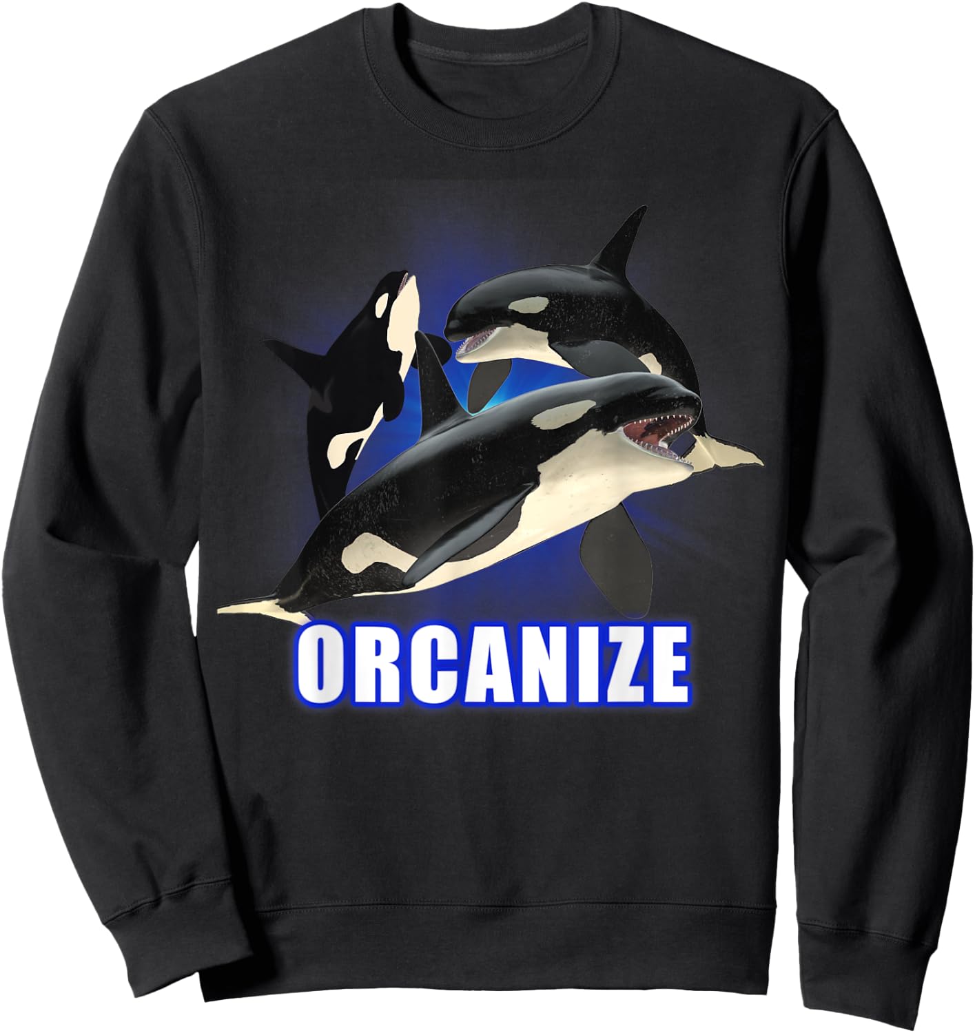 ORCANIZE Orcas Organzie Support Sweatshirt - Sweatshirt | Black