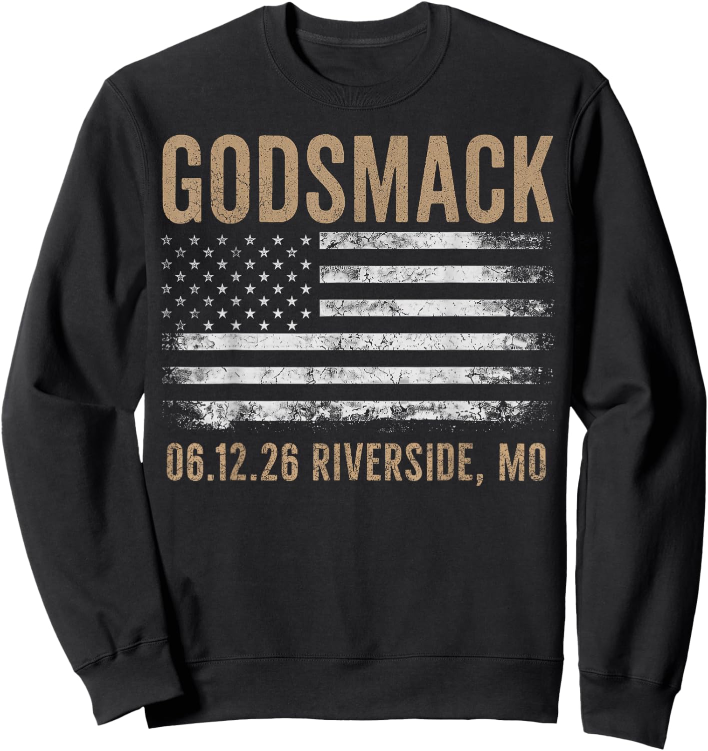 Godsmack The Rise of Rock 2026 Riverside Sweatshirt - Sweatshirt | Black