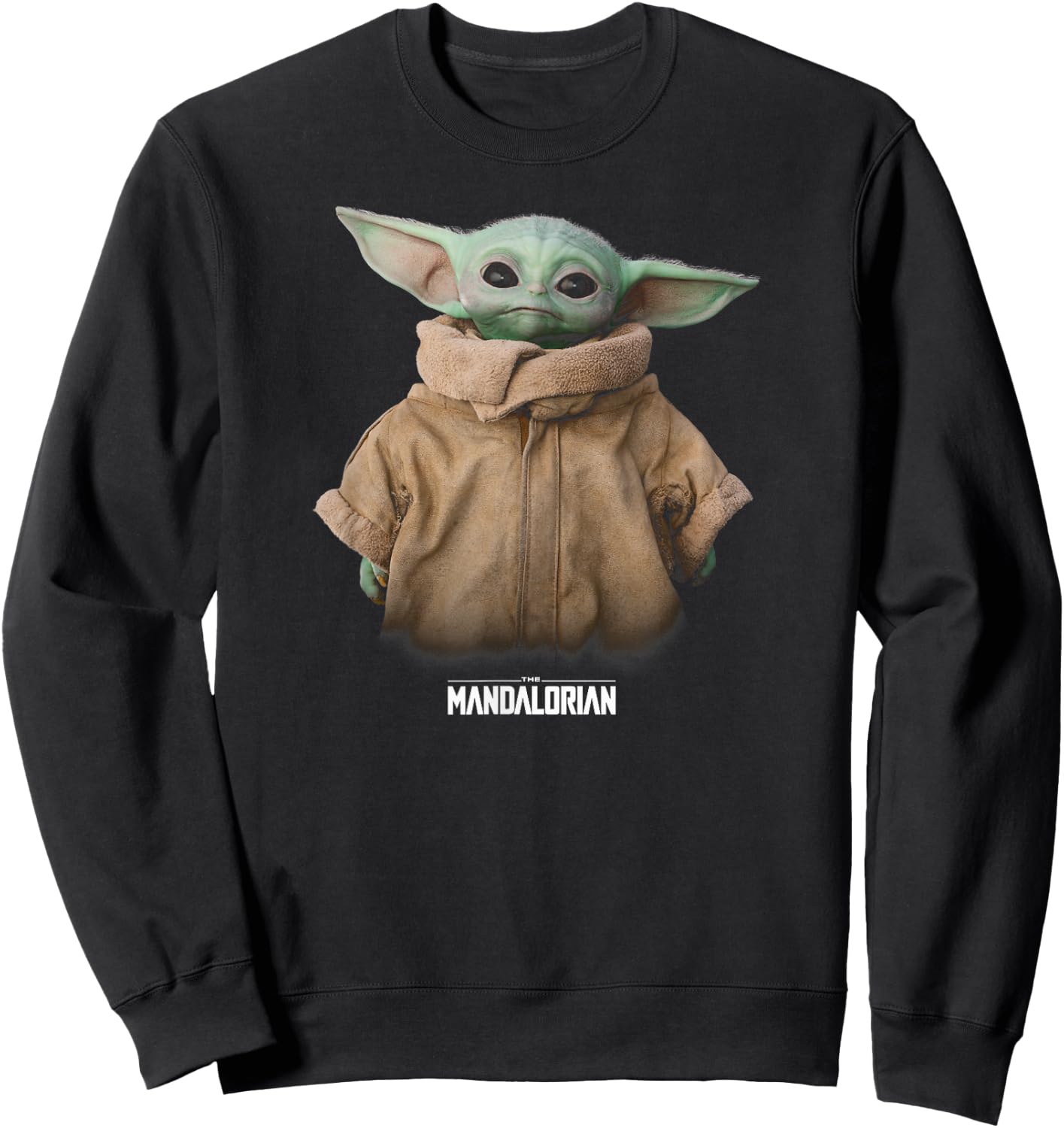 Star Wars Mandalorian Baby Yoda The Child Sweatshirt - Sweatshirt | Black