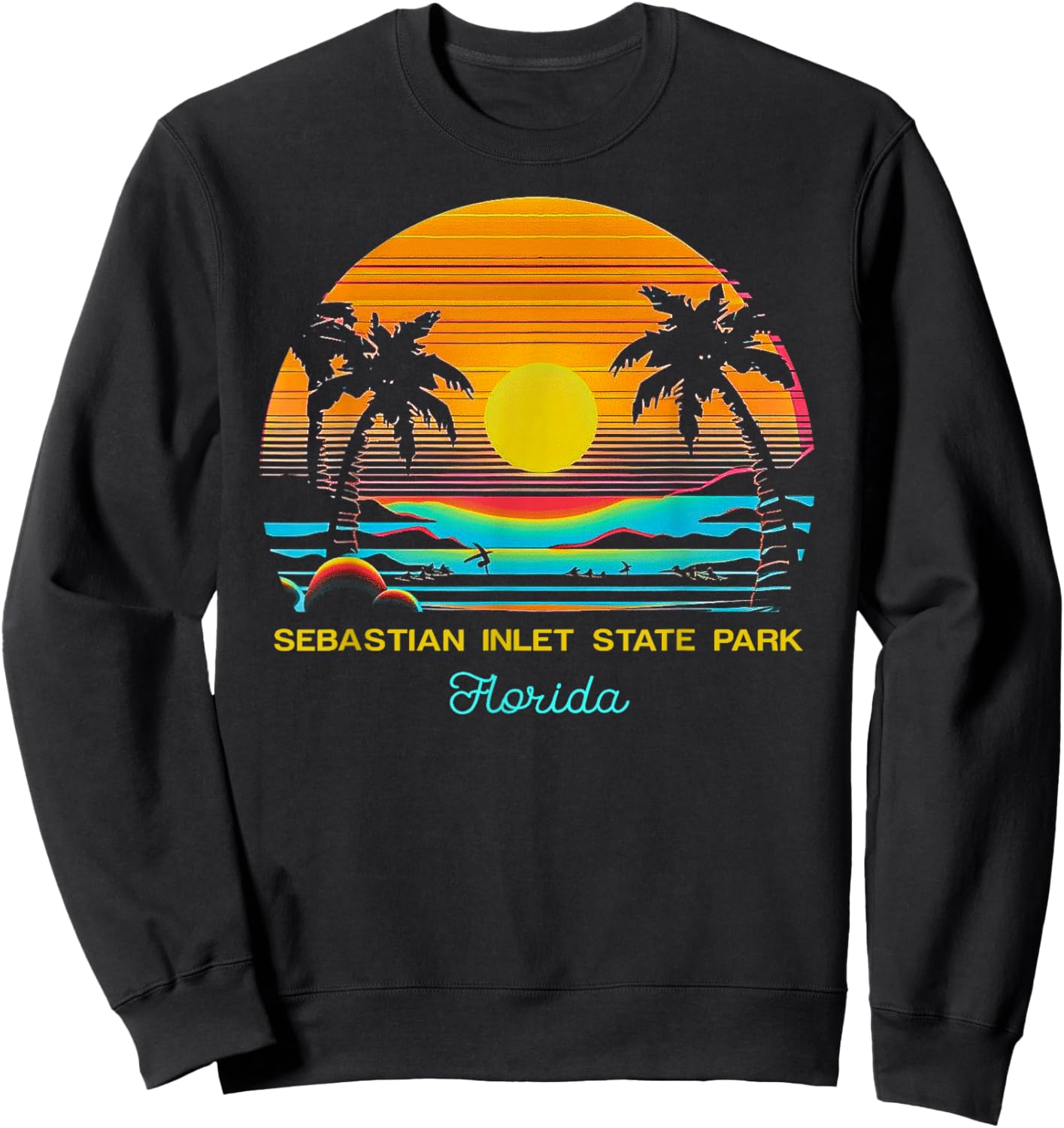 Sebastian Inlet State Park Florida Sweatshirt - Sweatshirt | Black
