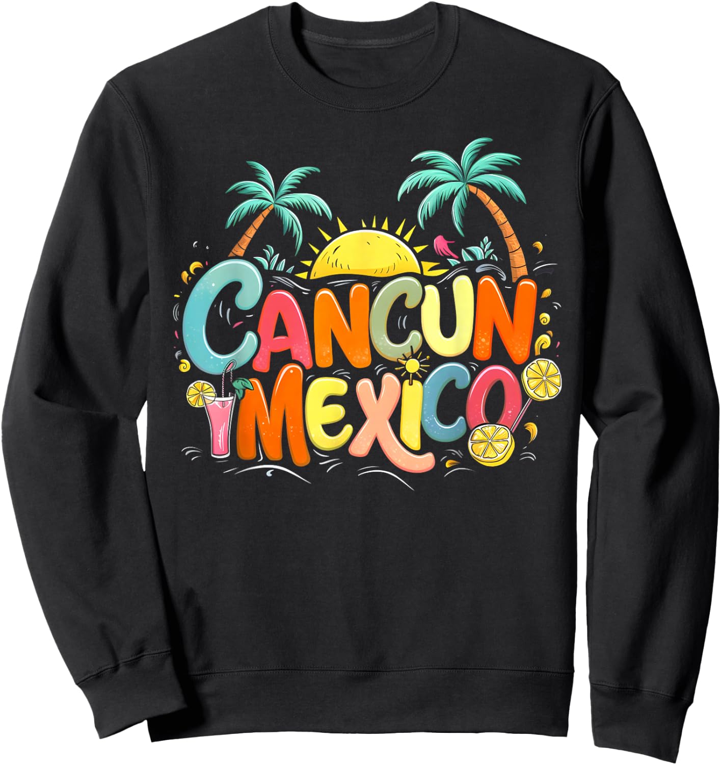 Cancun Mexico Sweatshirt - Sweatshirt | Black