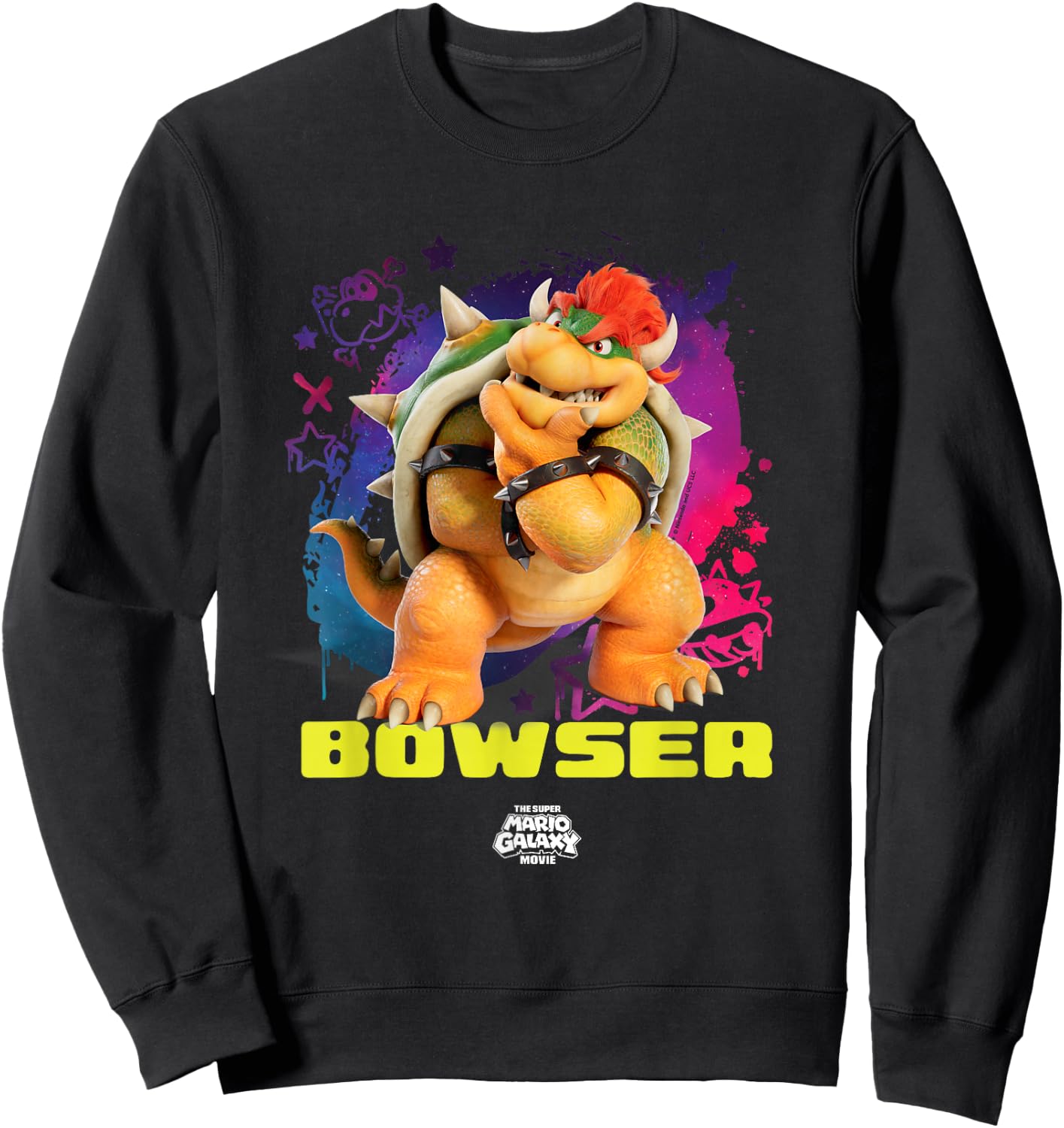 The Super Mario Galaxy Movie Cool Bowser Sweatshirt - Sweatshirt | Black