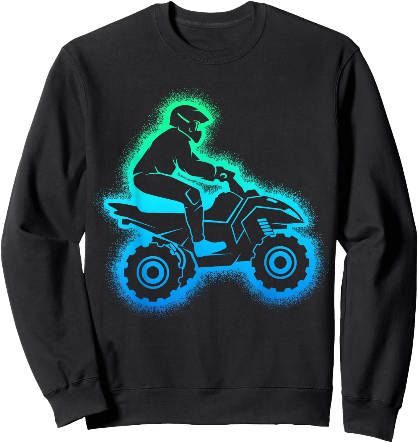 Quad Children's Men's Boys' , black Sweatshirt - Sweatshirt | Black