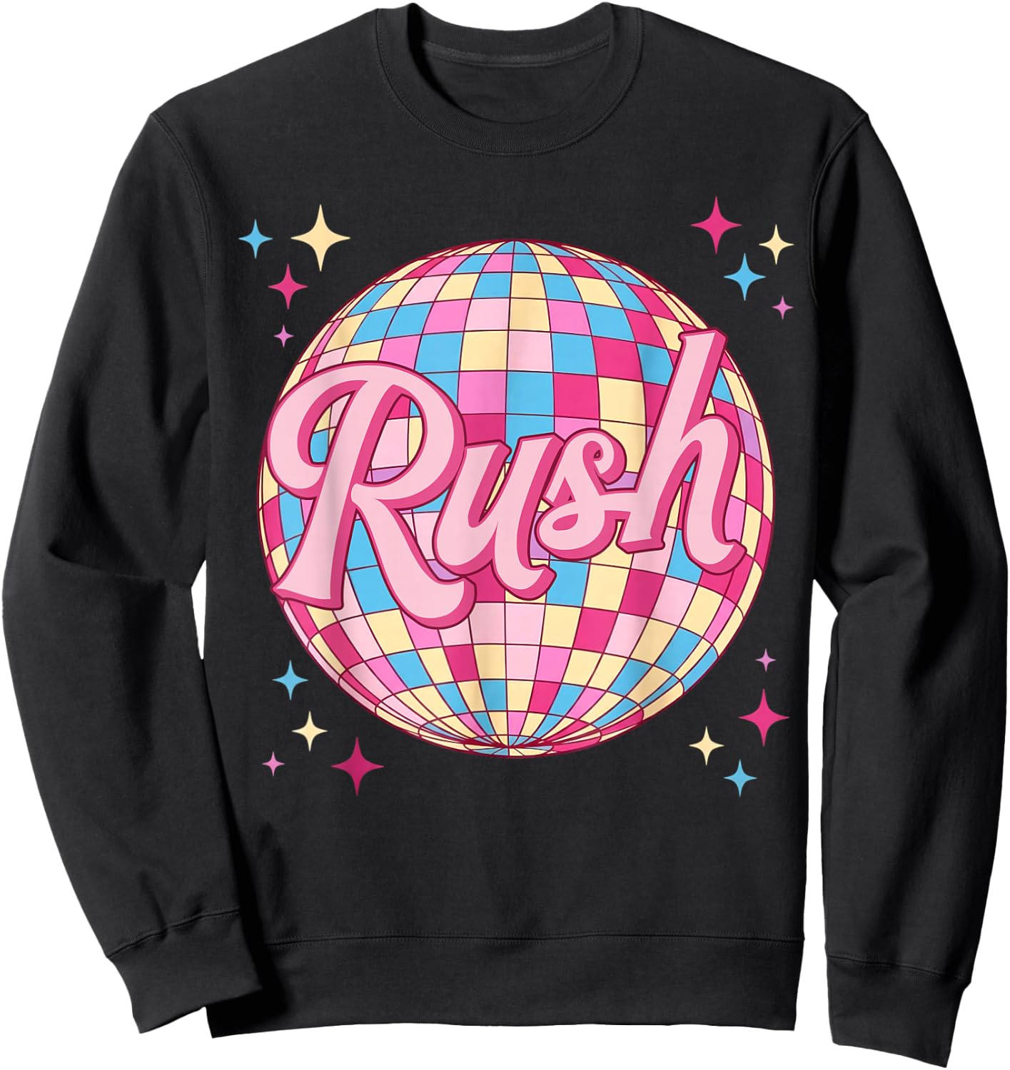 Funny Rush First Name Personalized Women Kids Meme Sweatshirt - Sweatshirt | Black