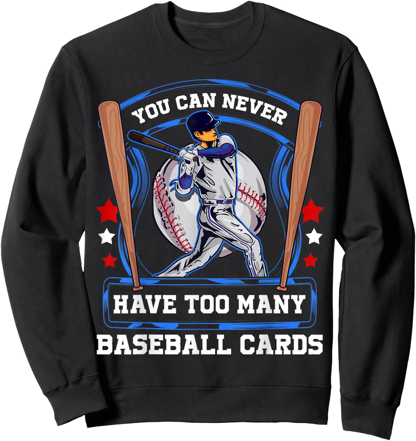 Baseball Cards Sweatshirt - Sweatshirt | Black