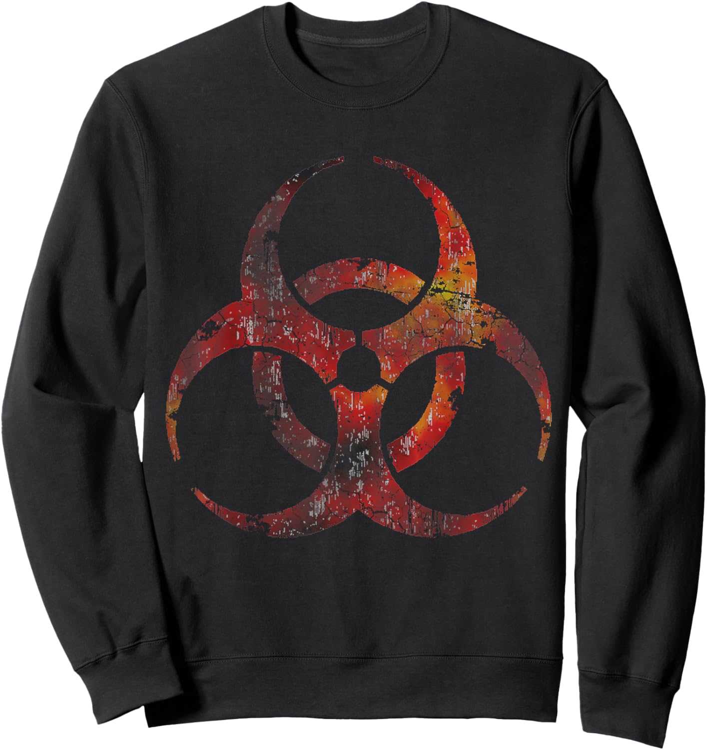 Bio Hazard Symbol Sweatshirt - Sweatshirt | Black