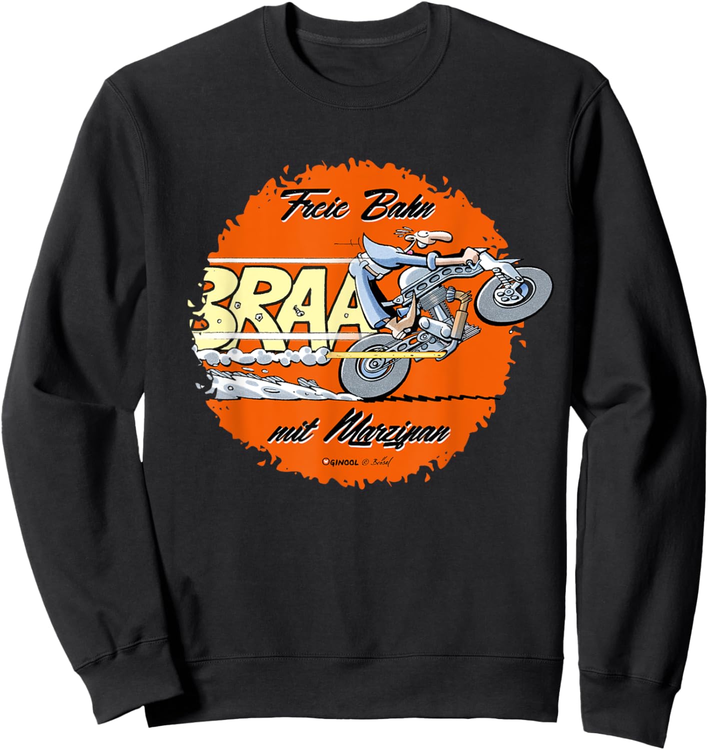 WERNER Freie Bahn with Marzipan , black Sweatshirt - Sweatshirt | Black