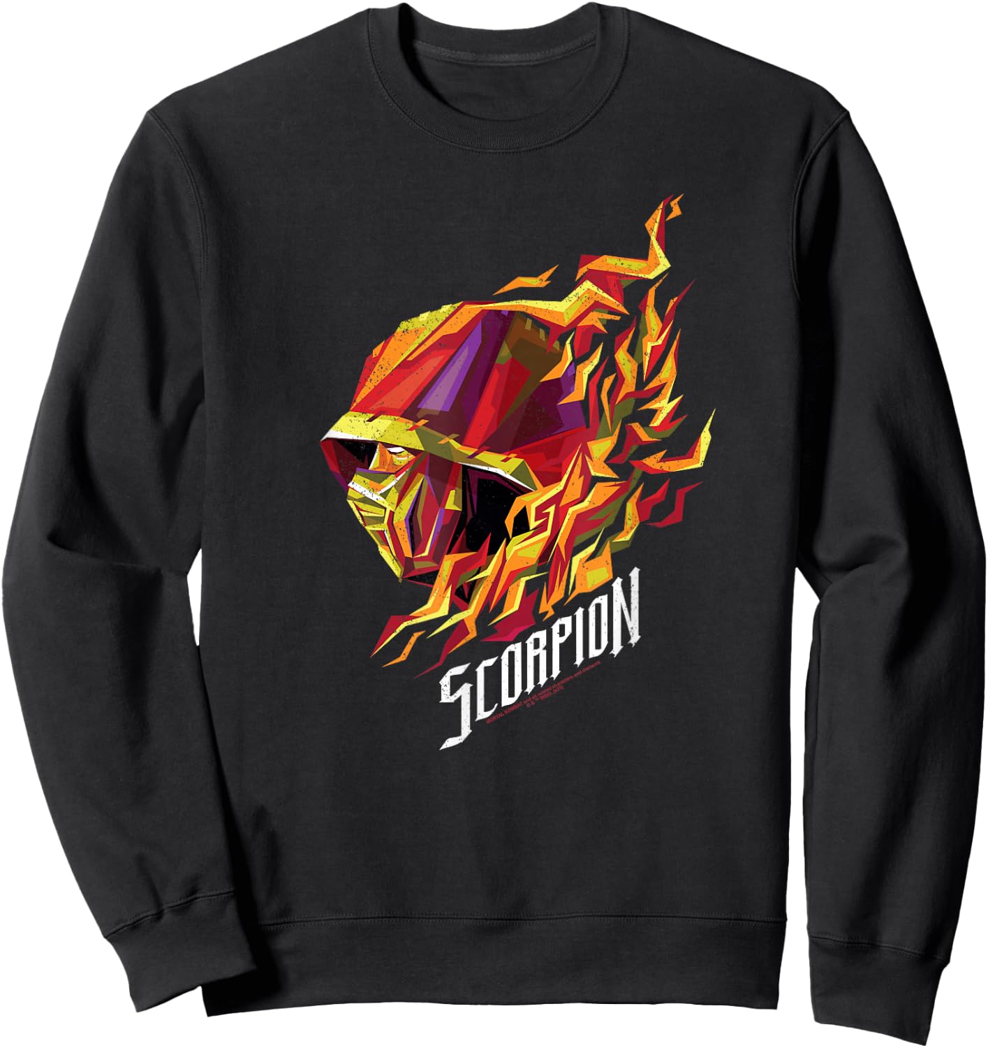 Mortal Kombat Movie The Scorpion Sweatshirt - Sweatshirt | Black