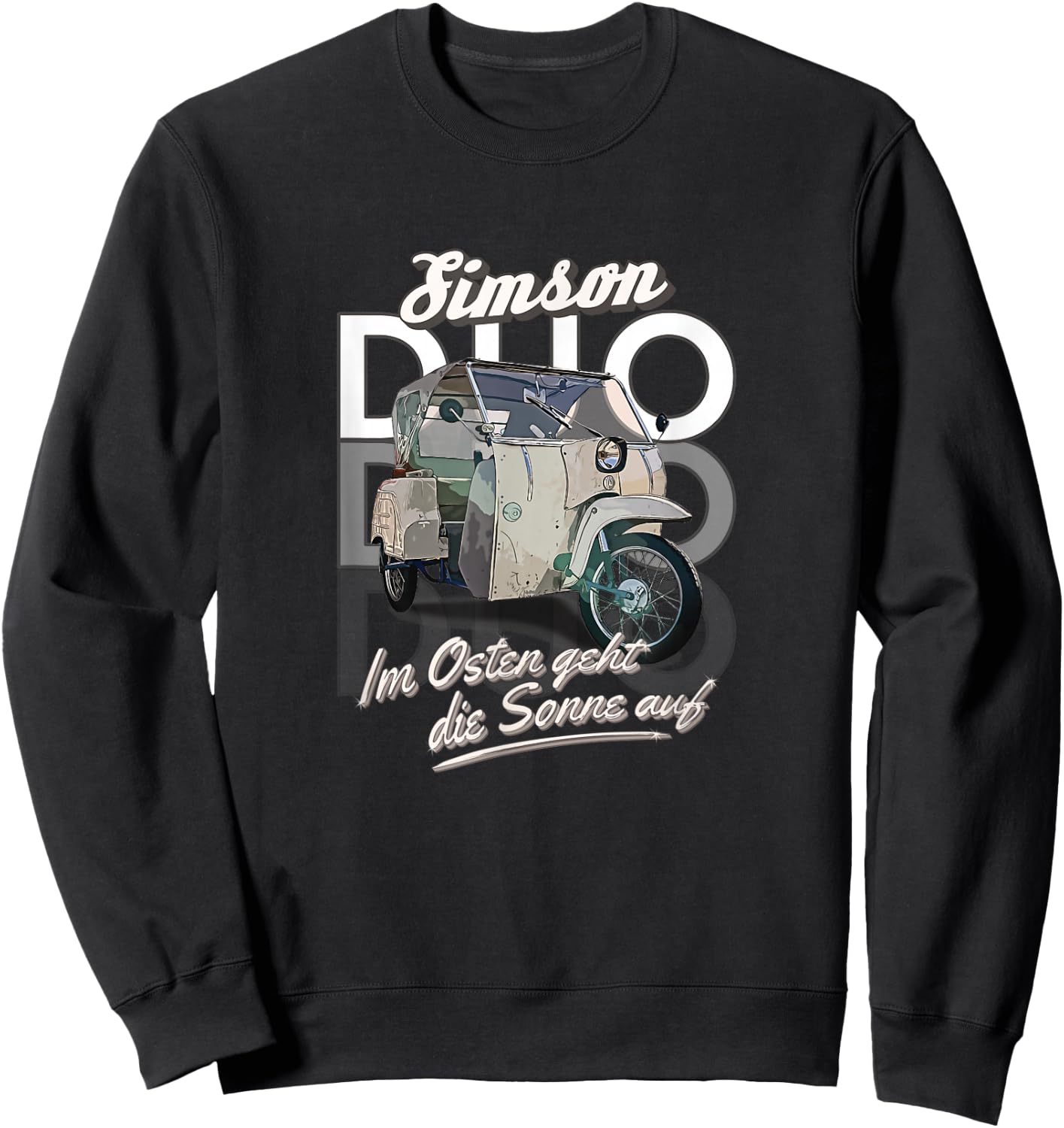 Simson Duo , black, s Sweatshirt - Sweatshirt | Black
