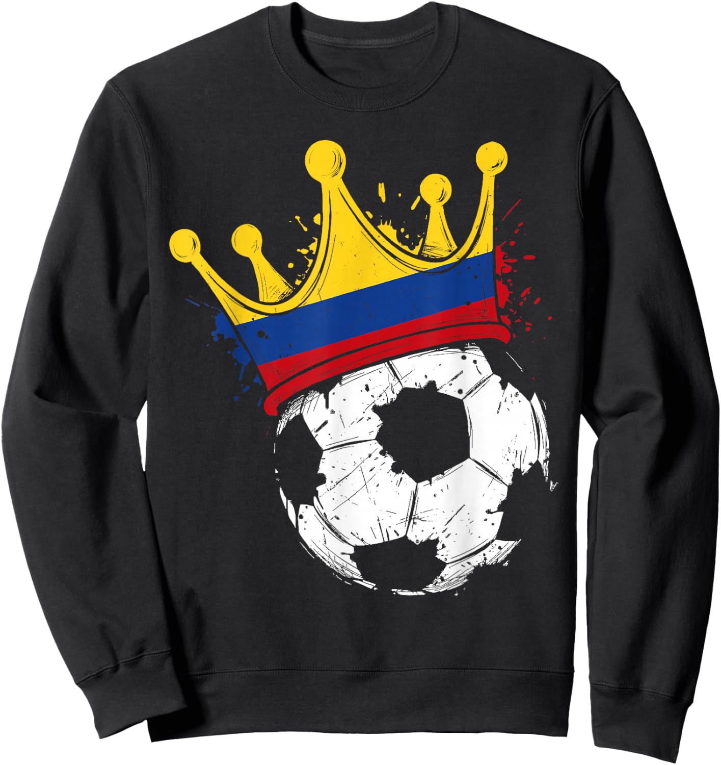 Colombian Flag Novelty Colombia Sweatshirt - Sweatshirt | Black