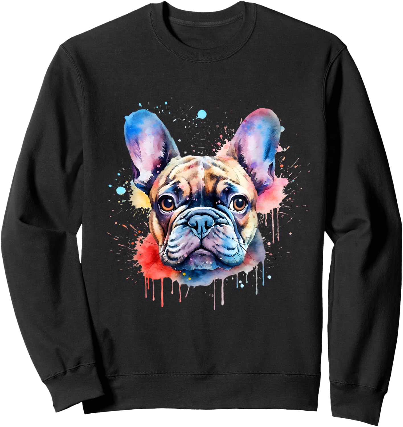 French Bulldog Dog Frenchie Lover French Bulldog Sweatshirt - Sweatshirt | Black