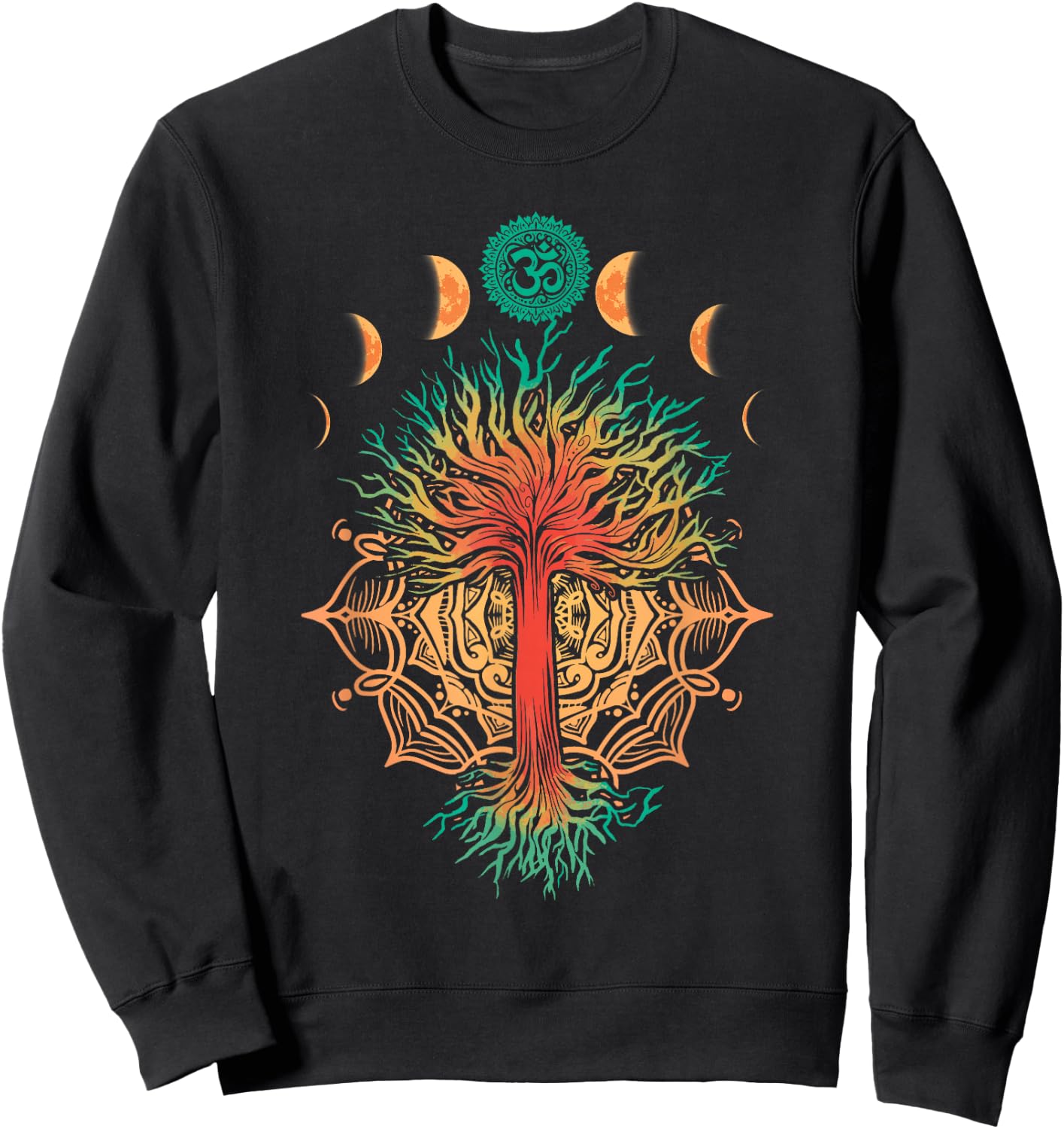 Goa Trance - Tree of Life - Goa Psytrance , blue Sweatshirt - Sweatshirt | Black