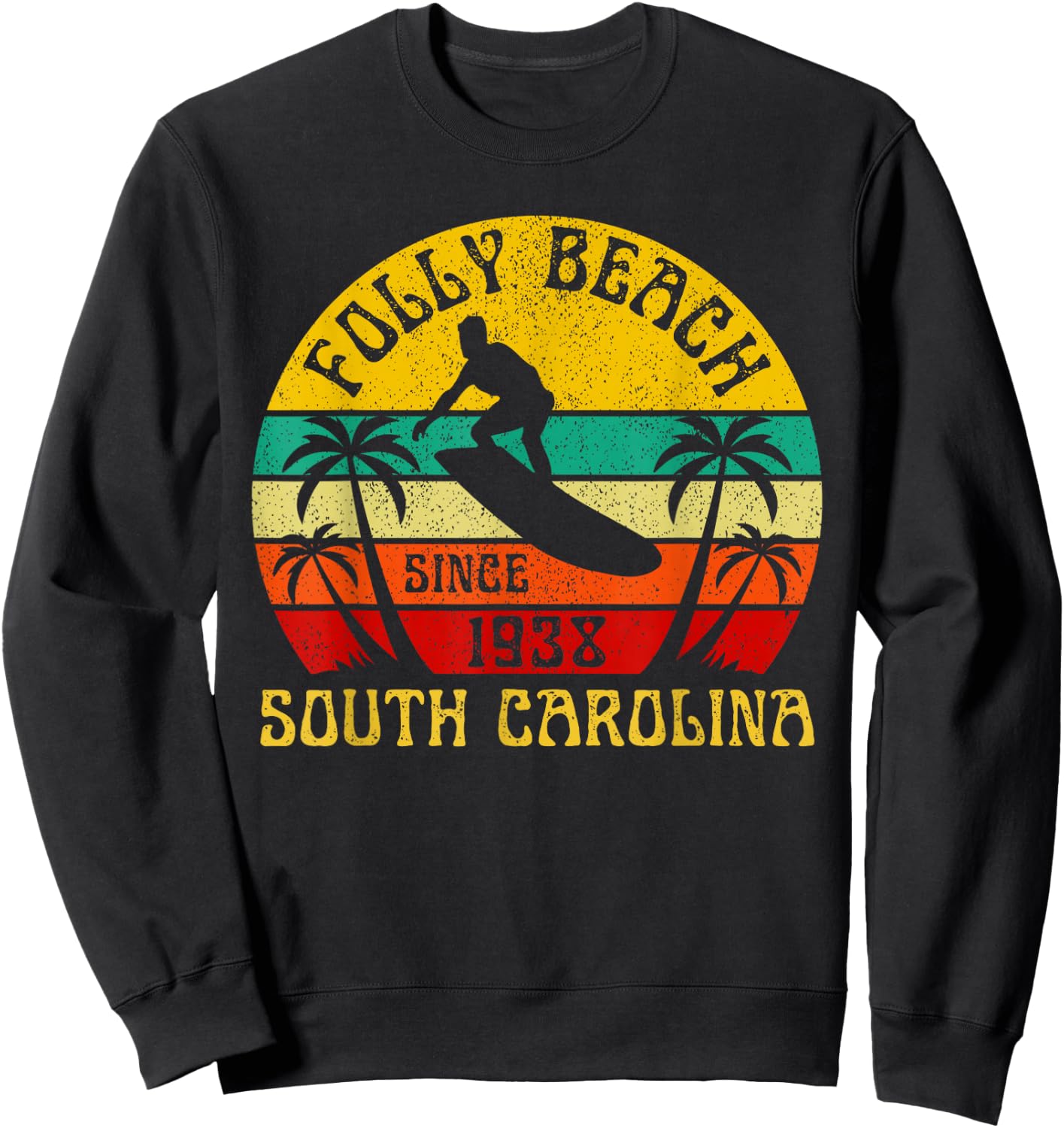 Folly Beach Sweatshirt - Sweatshirt | Black
