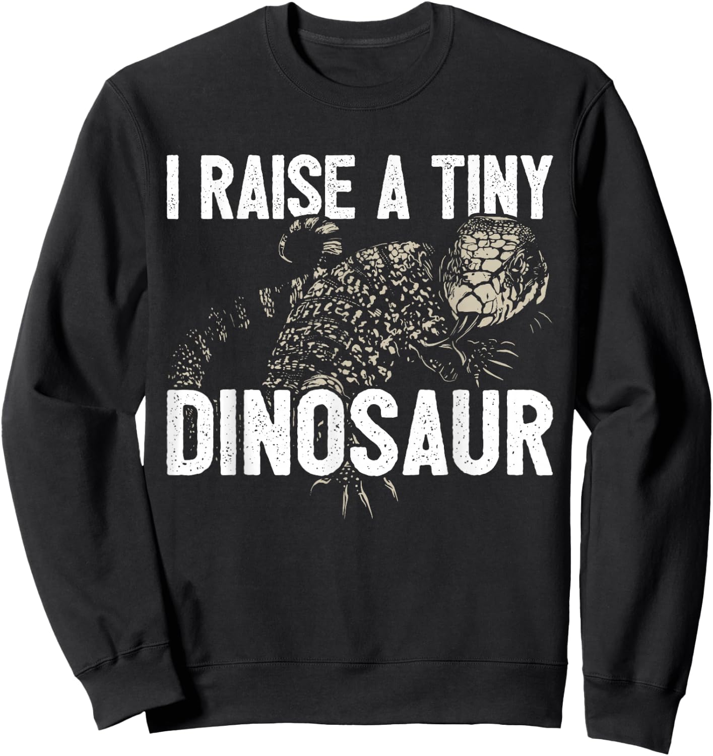 Tegu Lover I Tegu Lizard I Funny Giant Tegu Sweatshirt - Sweatshirt | Black