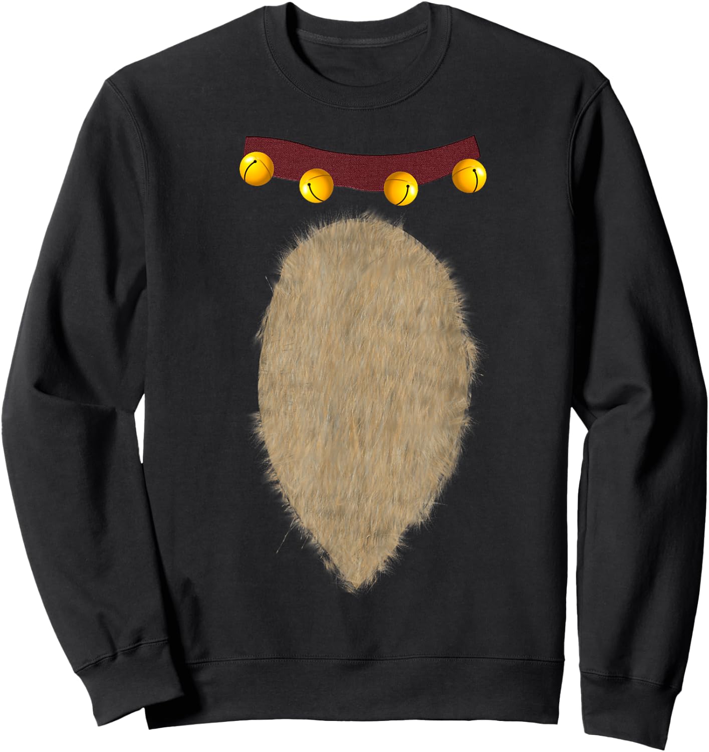 Christmas Reindeer Costume Sweatshirt - Sweatshirt | Black