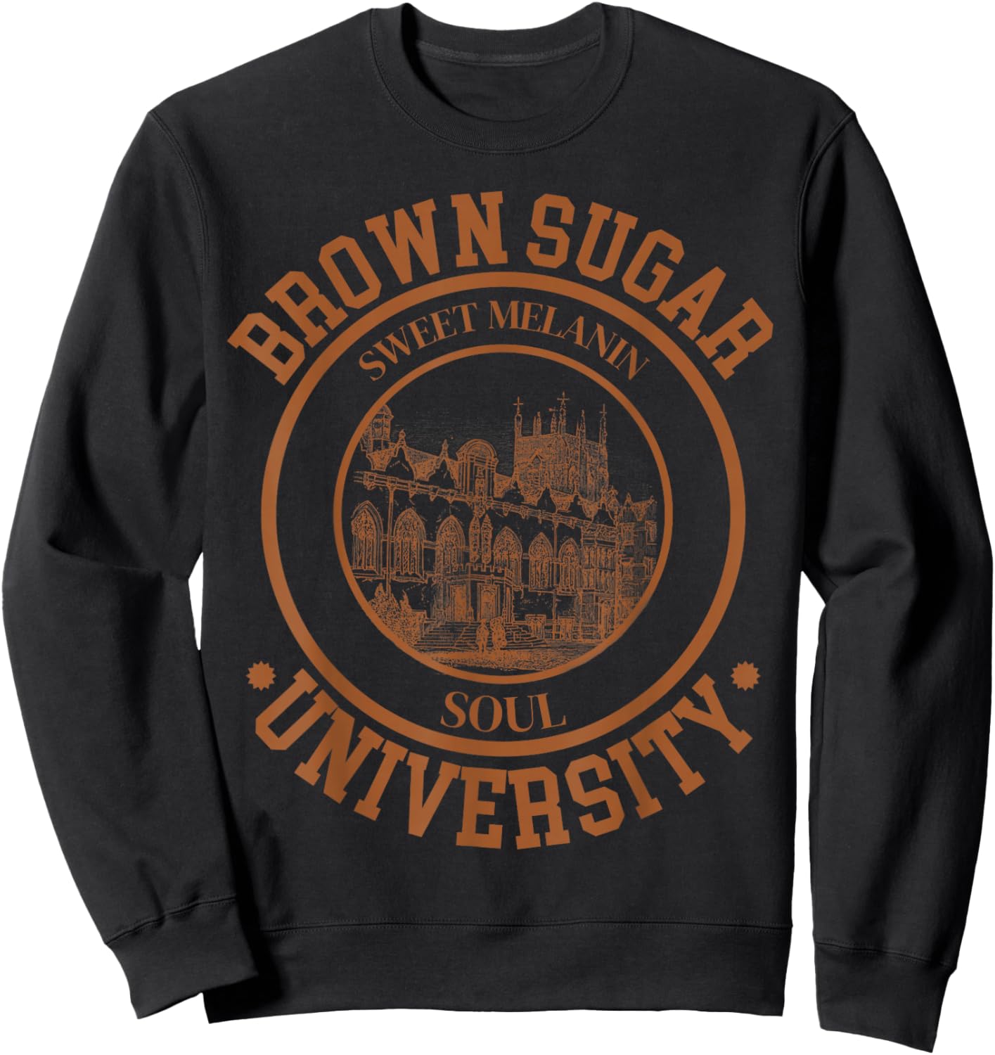 Brown Sugar University Apparel Black Love Pride, HBCU GRAD Sweatshirt - Sweatshirt | Black