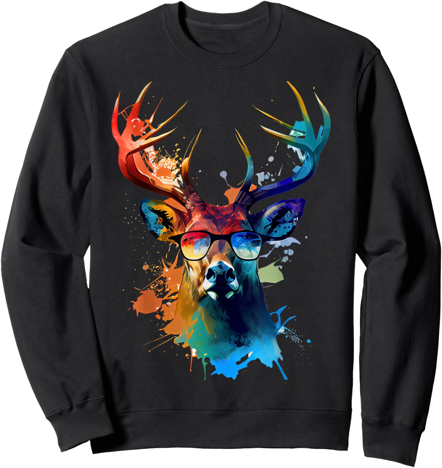 Hirsch Sweatshirt - Sweatshirt | Black