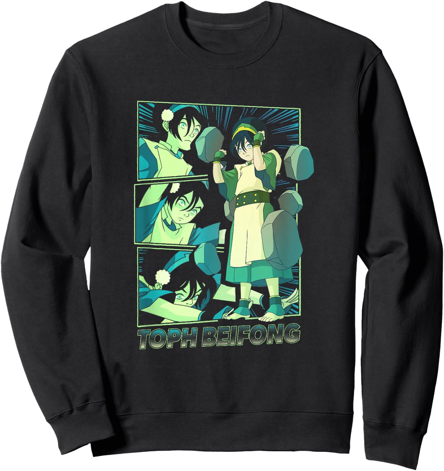 Avatar: The Last Airbender Toph Beifong Earthbending Master Sweatshirt - Sweatshirt | Black