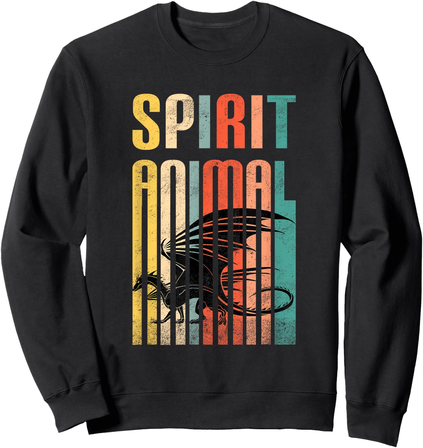 Dragon Gift Lover Gifts - Dragon Spirit Animal Sweatshirt - Sweatshirt | Black
