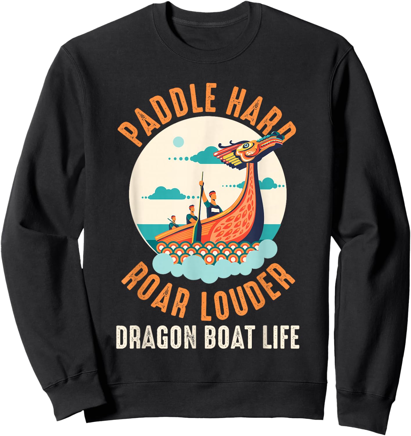Paddle Dragon Boat Sweatshirt - Sweatshirt | Black