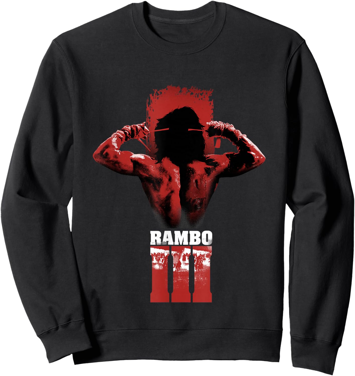 Rambo III Stirnband zum Binden Sweatshirt - Sweatshirt | Black
