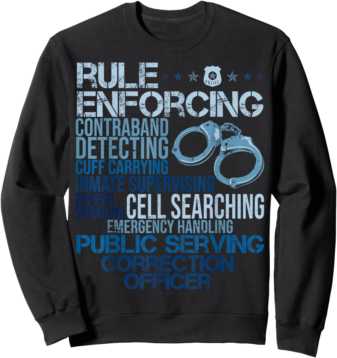 Funny Correction Officer Correctional Officer s Sweatshirt - Sweatshirt | Black